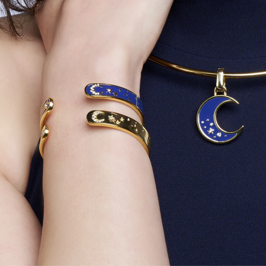1BU0407-098 [BANGLEUP] Halley Bangle - Navy Blue #BUP22-HAL-BAO40 (EU)