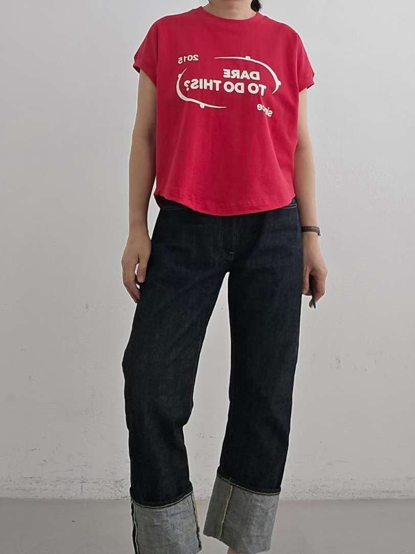 顯腿長百搭款★好比例短袖上衣