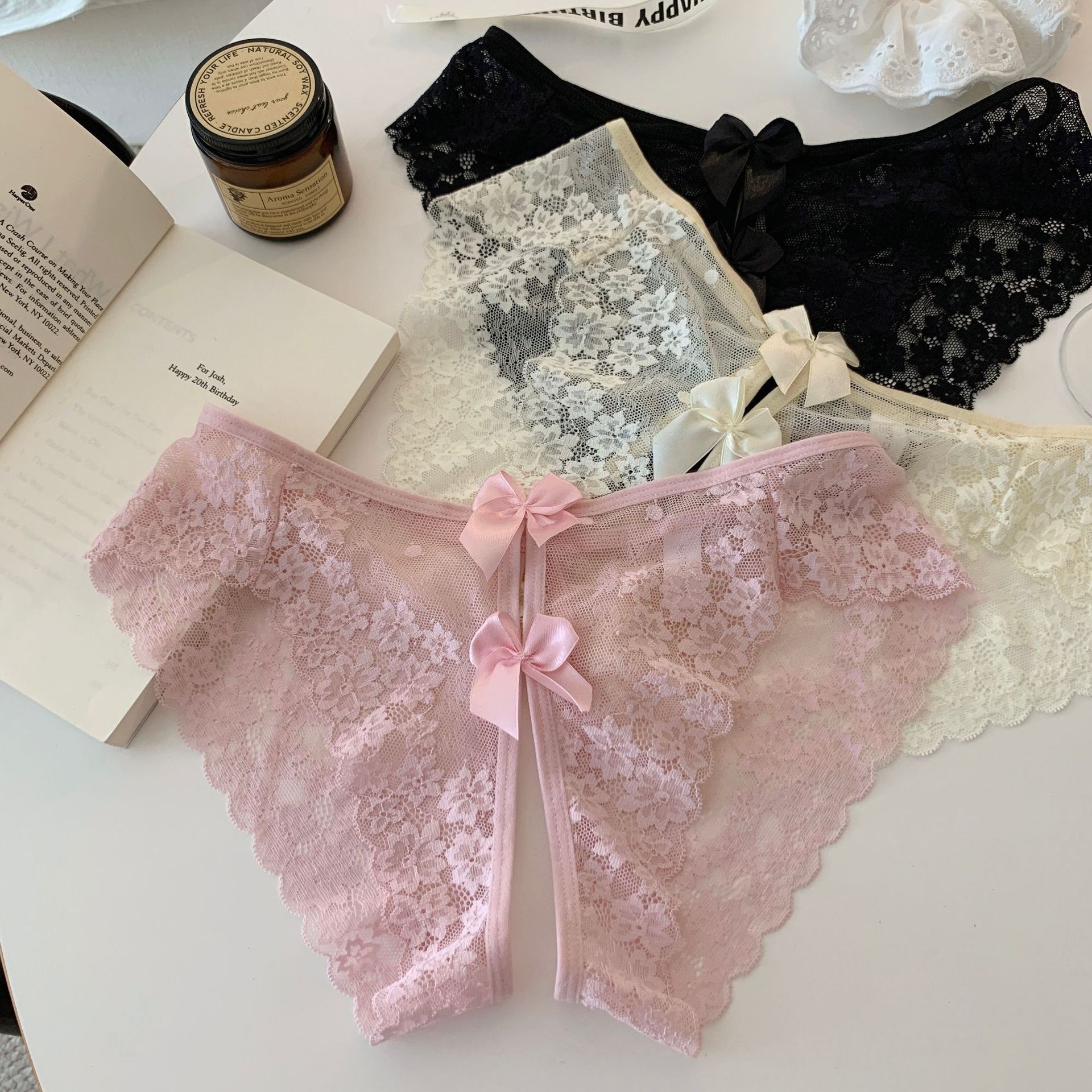 新款法式復古風｜開檔內褲