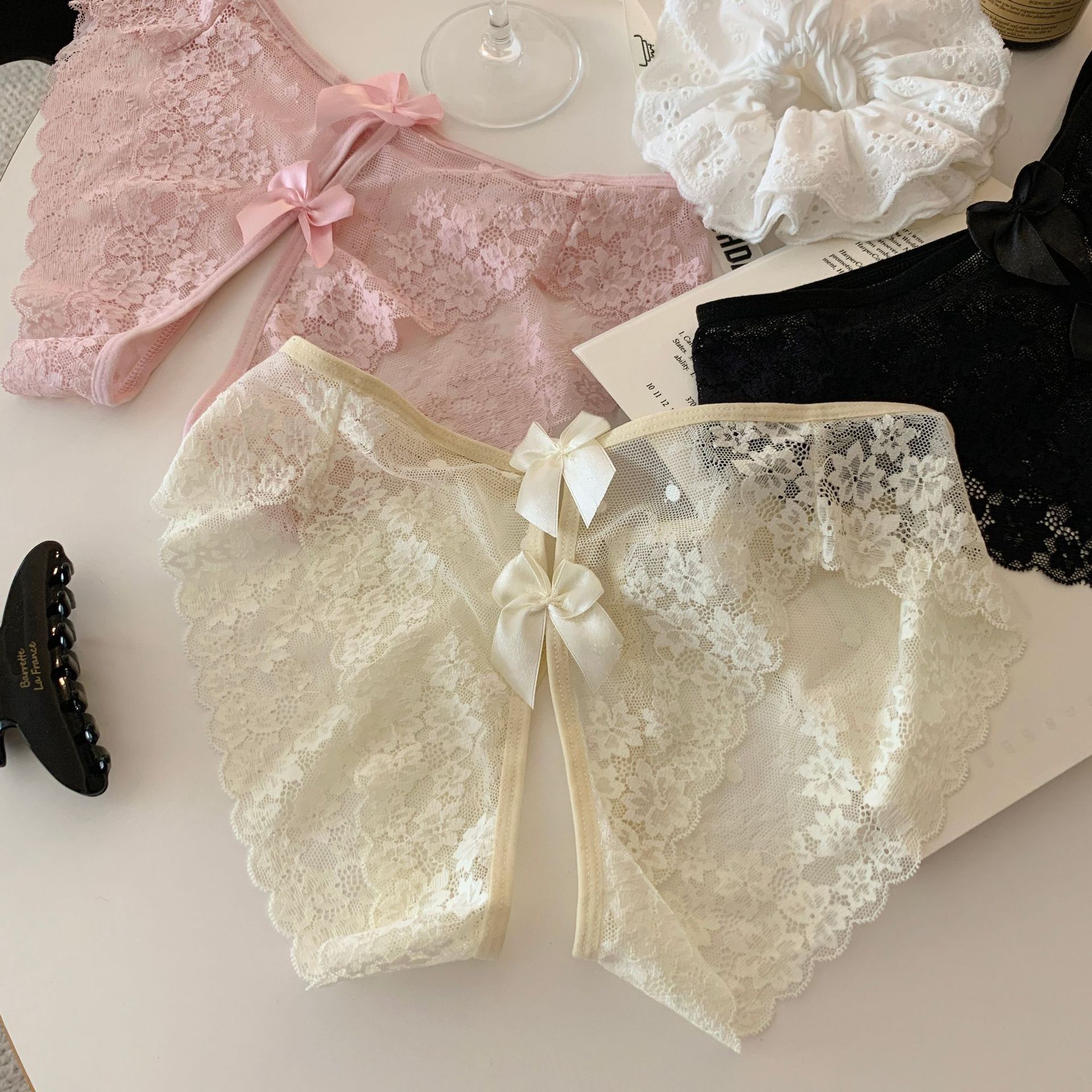 新款法式復古風｜開檔內褲