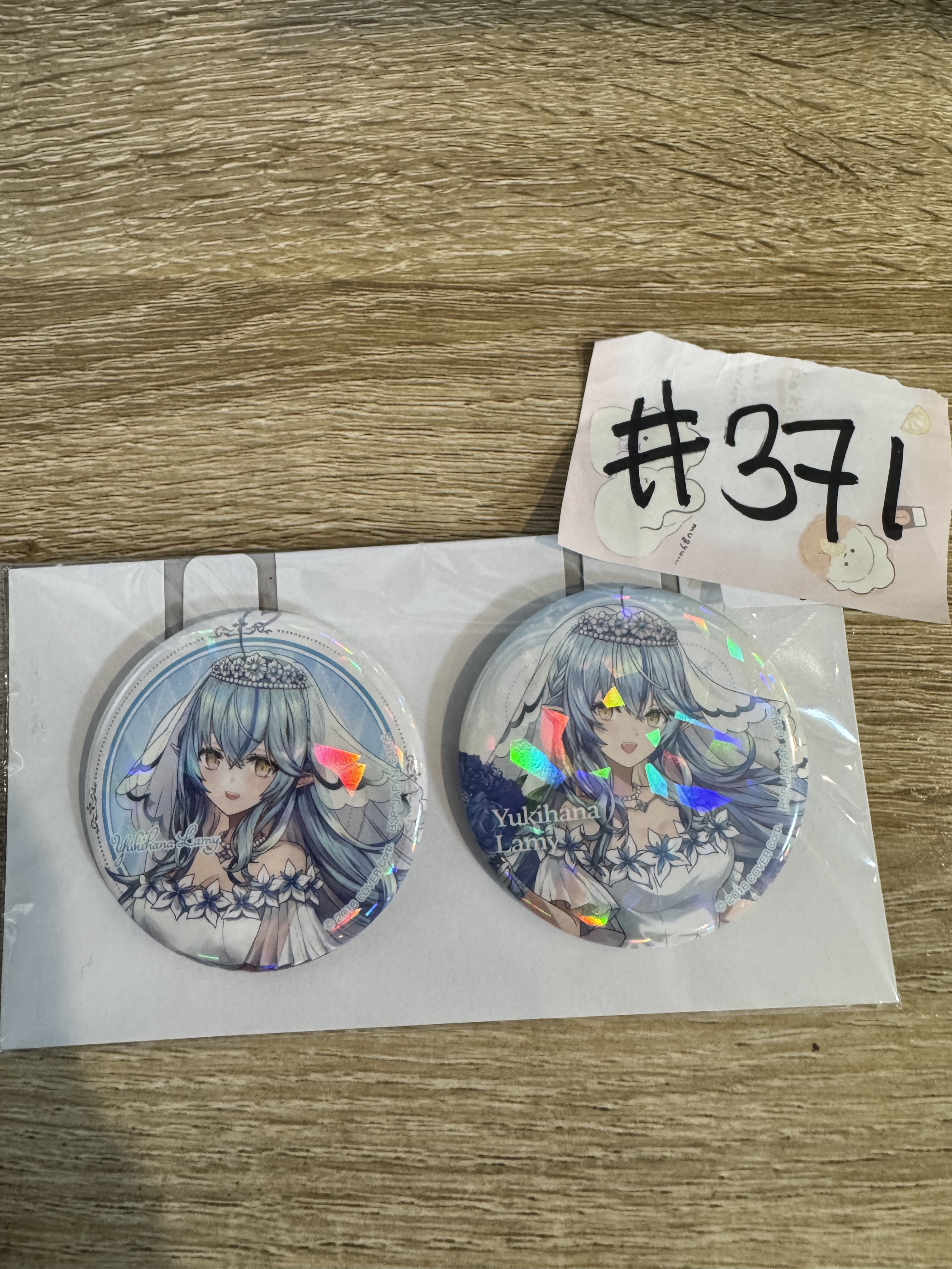 HOLOLIVE  LAMY 襟章 SET 閃#371