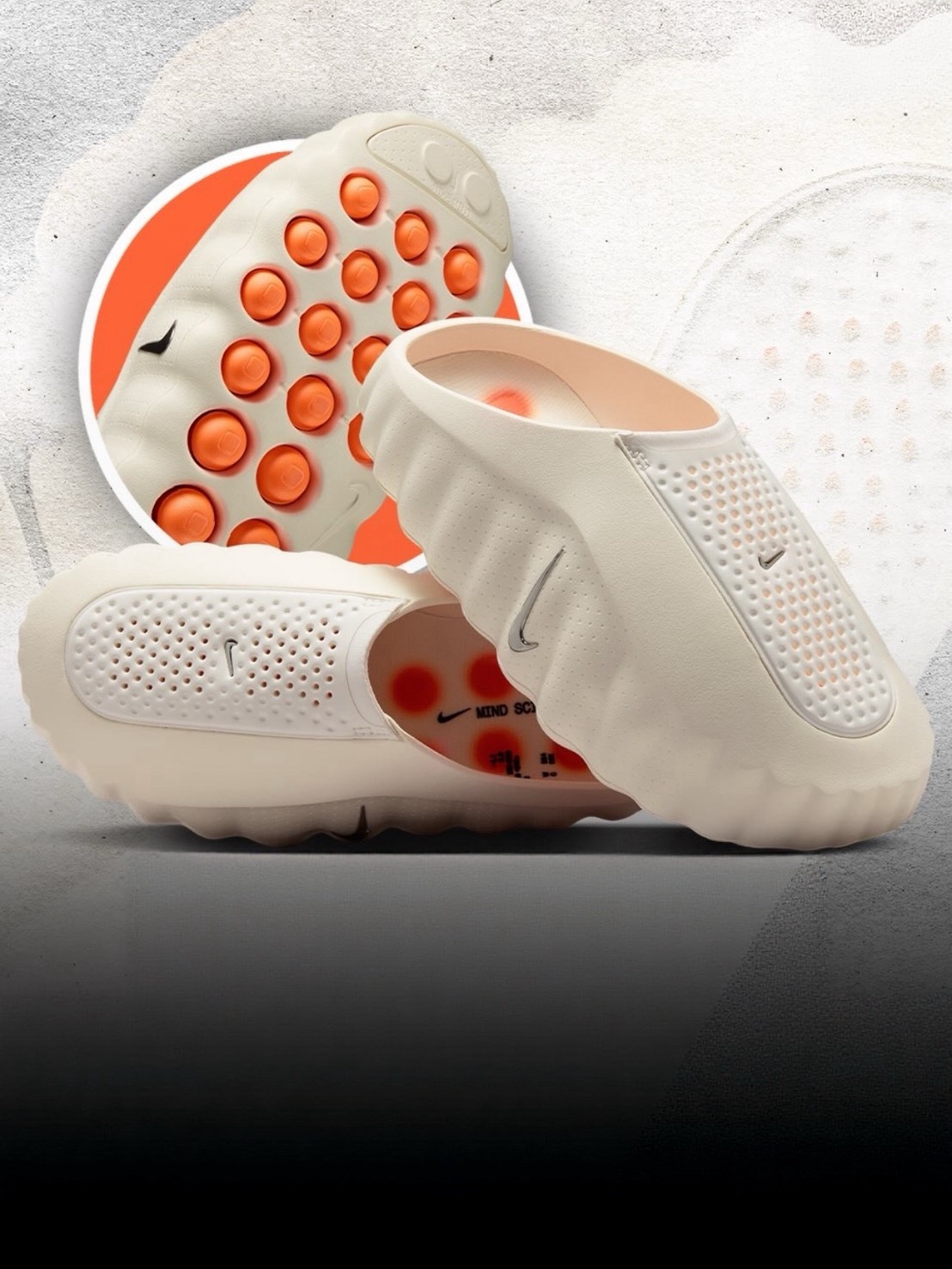 NIKE MIND 001 女款 米色 機能 氣墊 拖鞋