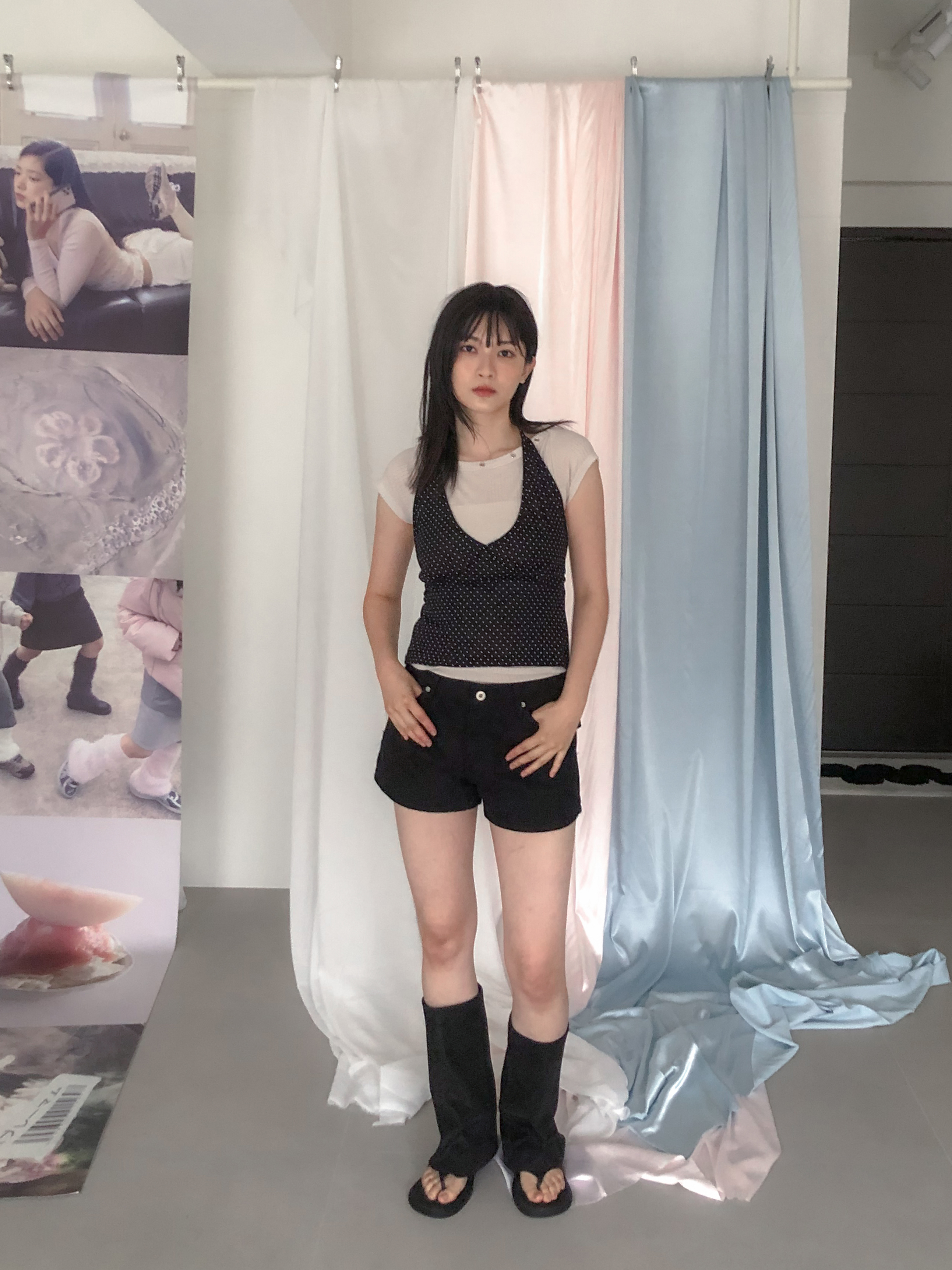 【discount】dot bustier top #背心