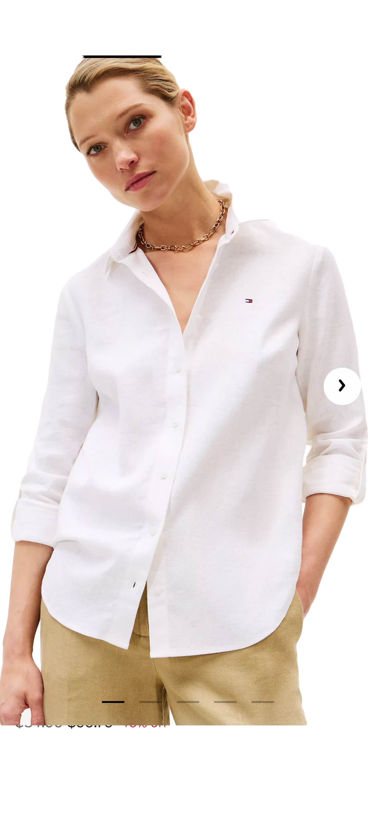 【Tommy Hilfiger USA】Tommy Hilfiger XW04799  白