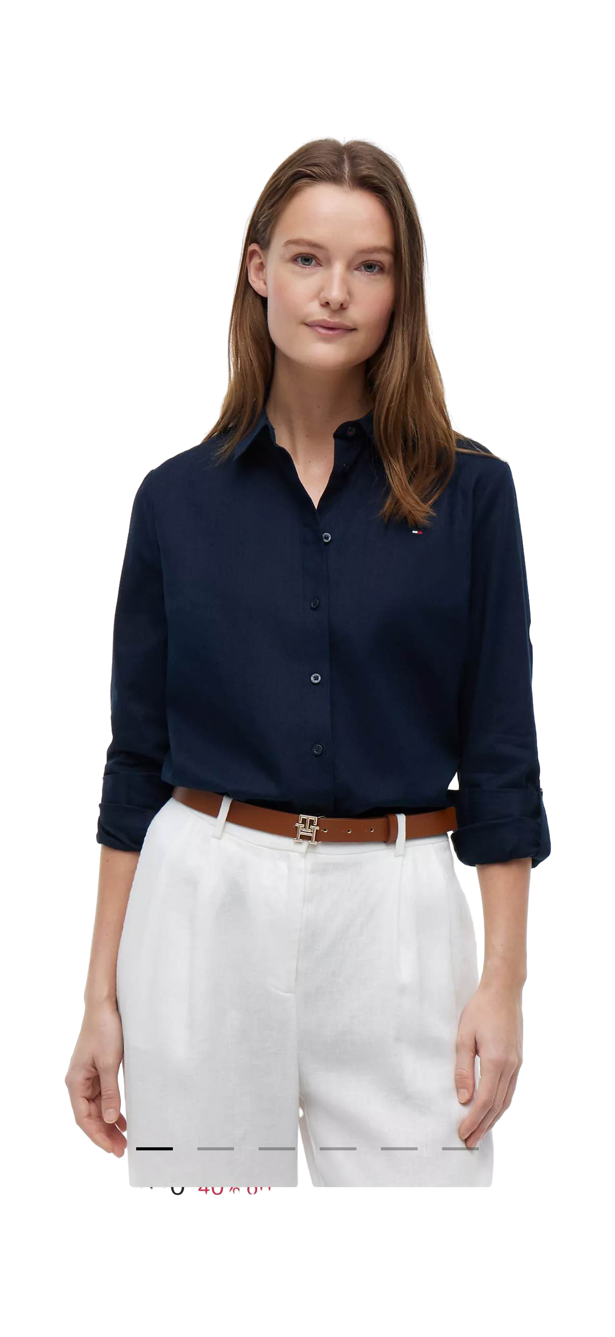 【Tommy Hilfiger USA】Tommy Hilfiger XW04799 400 DW5  藍