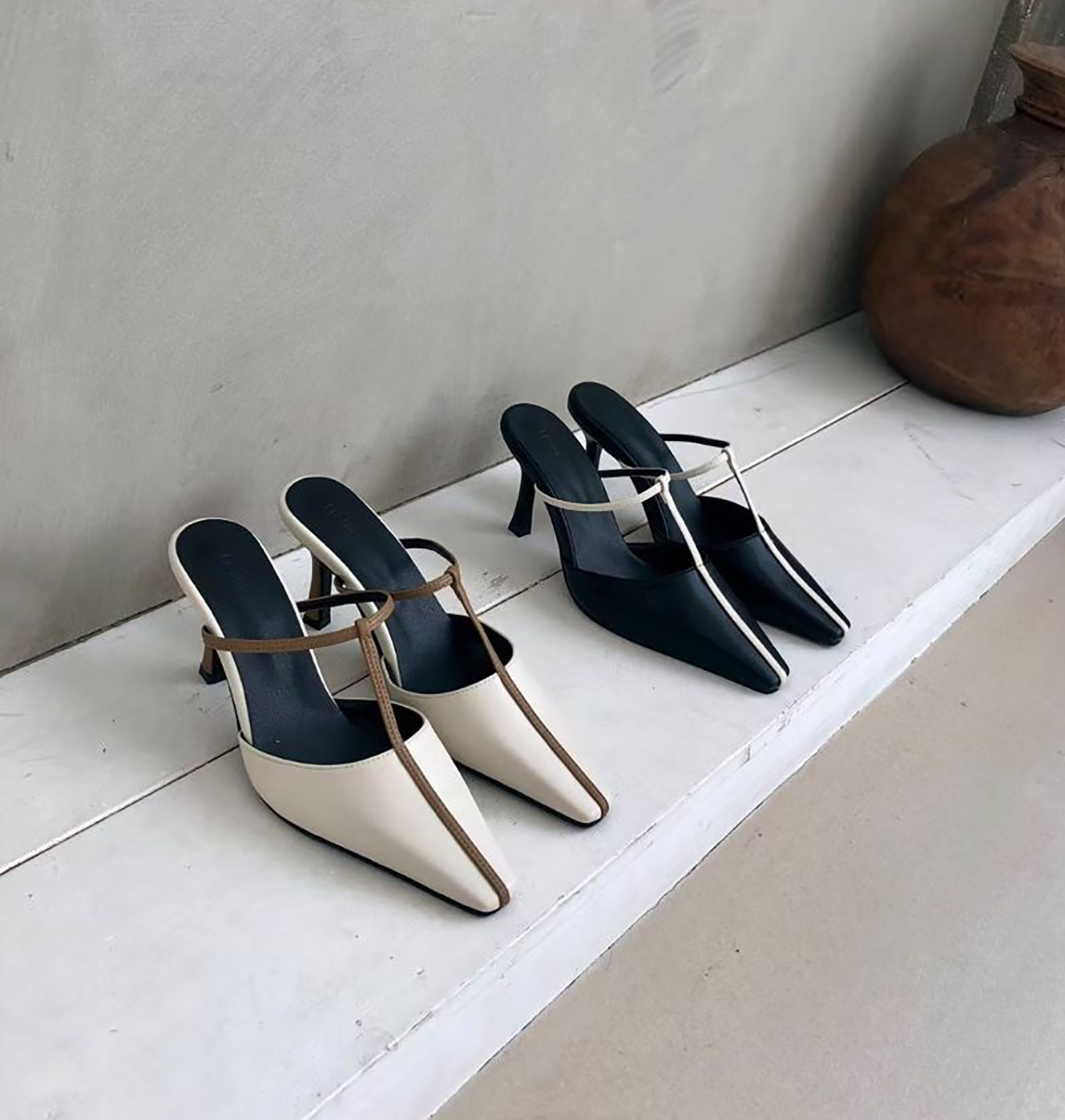 🌟 2026 SS 斯文TWO TONE尖頭鞋 🌟