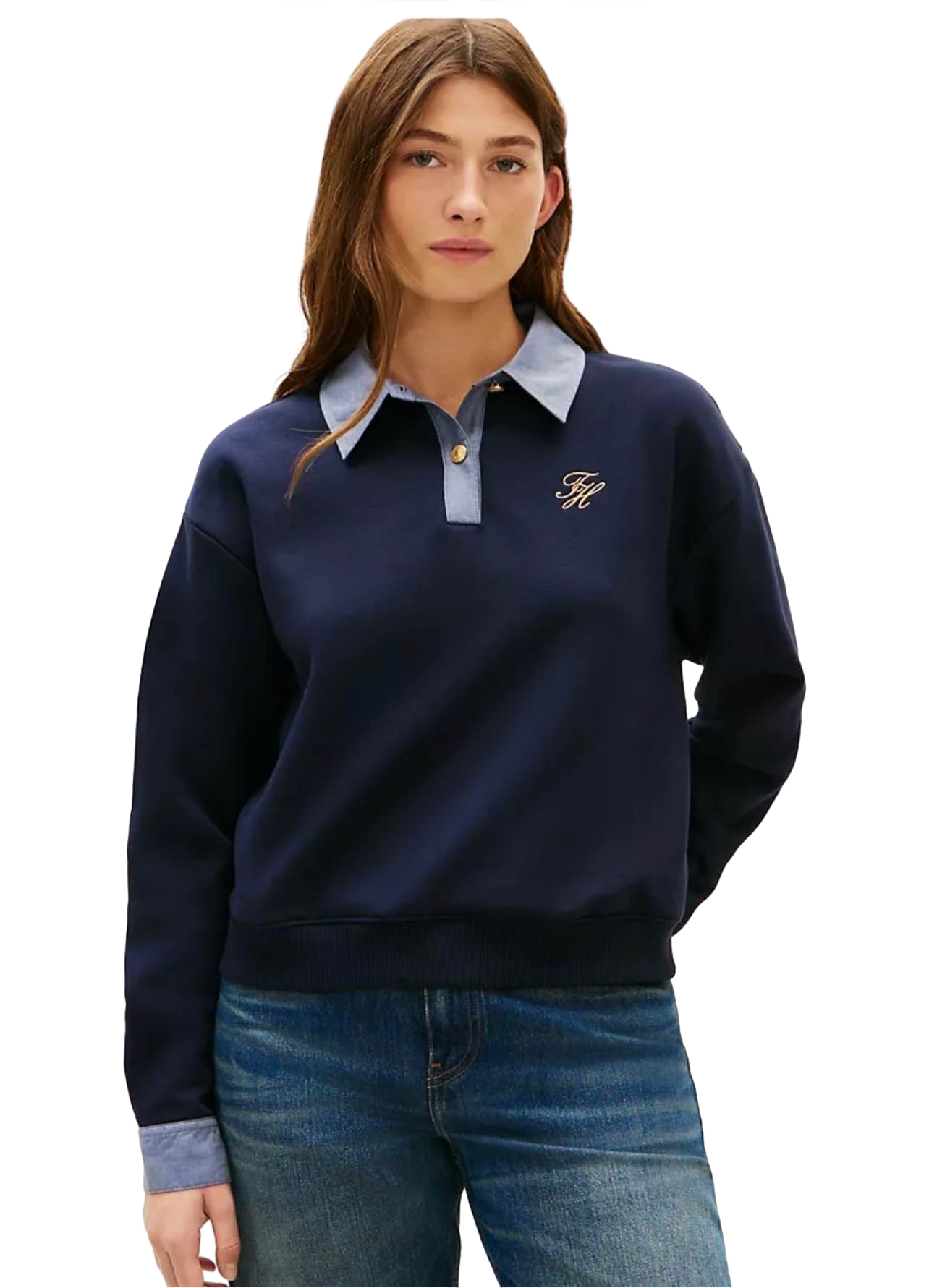 【Tommy Hilfiger USA】Tommy Hilfiger XW08257 400 DW5  藍