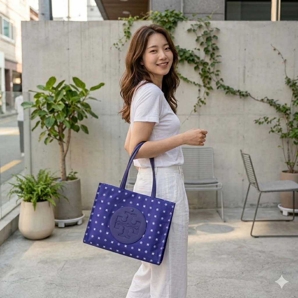 【預購】TORY BURCH H040377 小號Ella印花托特包