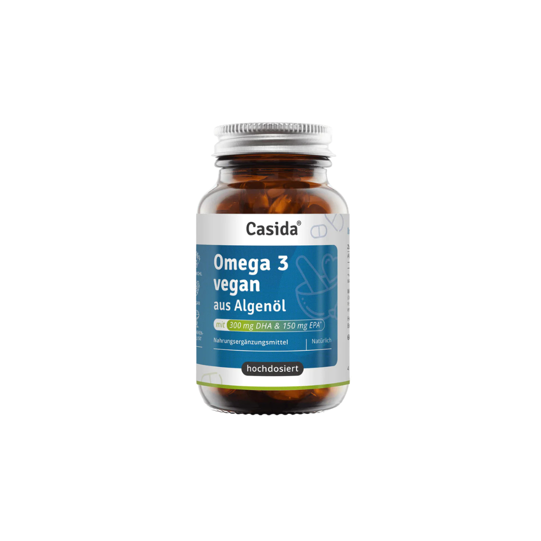Casida Omega 3 with Algae Oil Vegan 60 Capsules