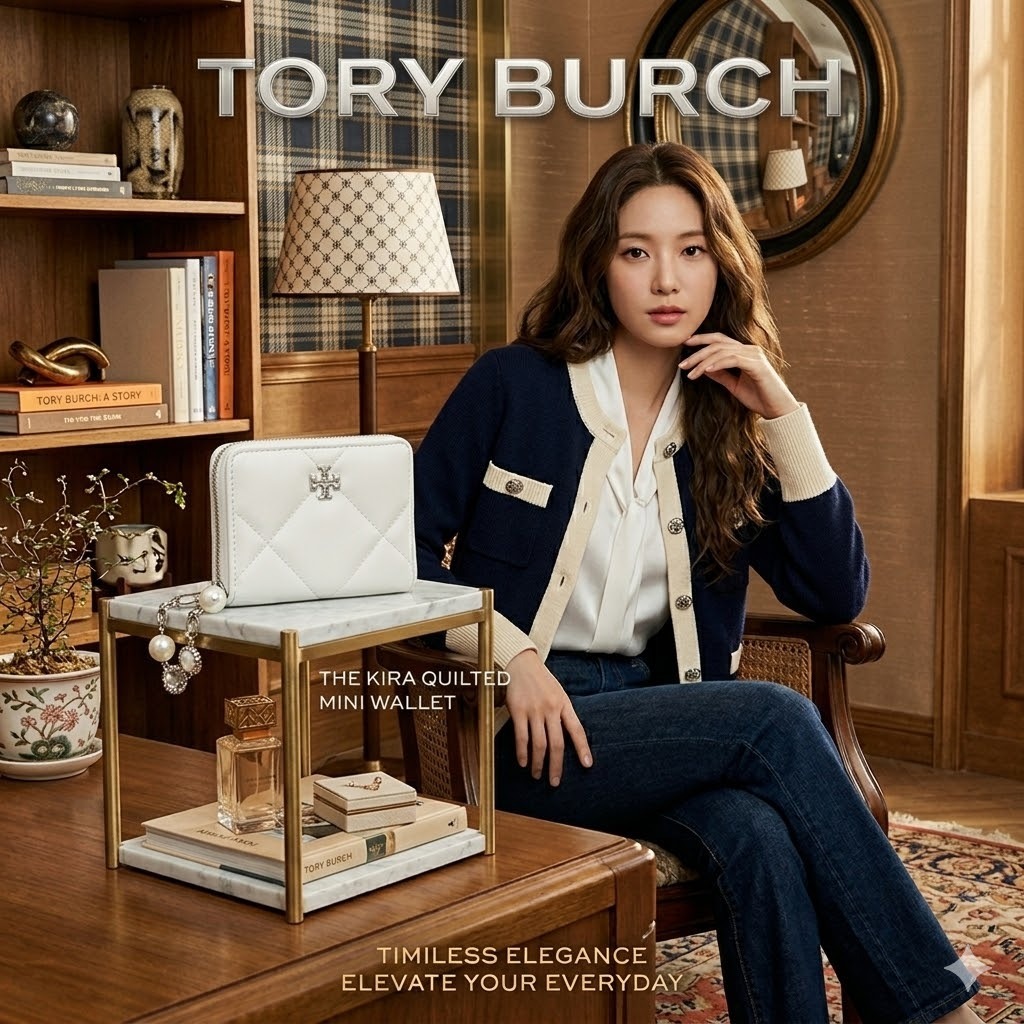 【預購】Tory Burch SMALL KIRA DIAMOND CHARM H040380 拉鏈銀包