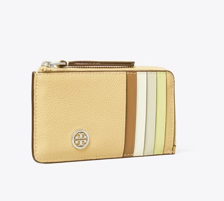 【預購】Tory Burch SROBINSON PEBBLED H040381 拉鏈卡包