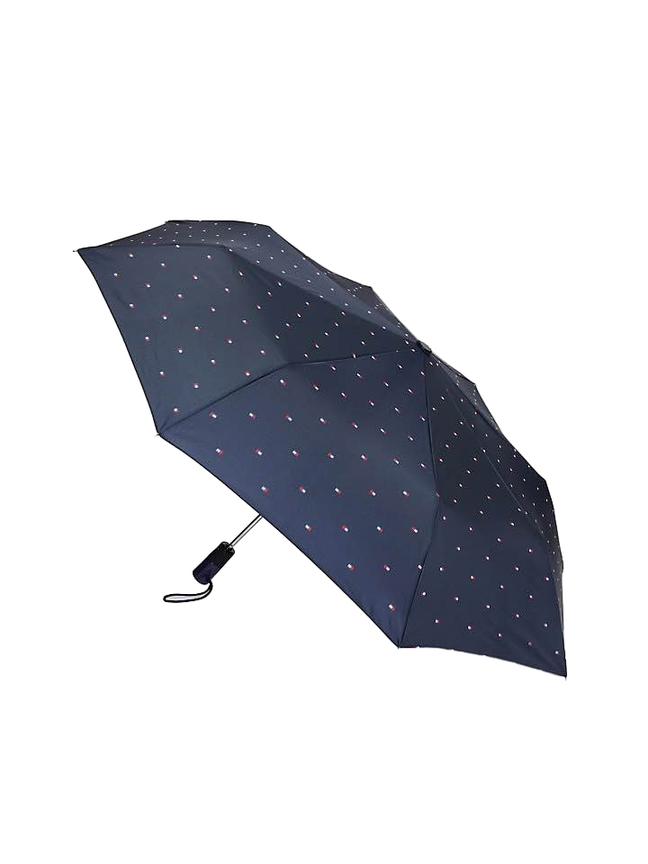 【Tommy Hilfiger USA】輕便經典國旗自動傘 78B5124 410 78B51244107NQ  藍