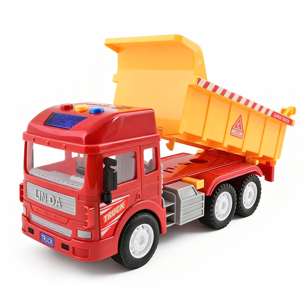 FOOD超人城市聲光慣性自卸車