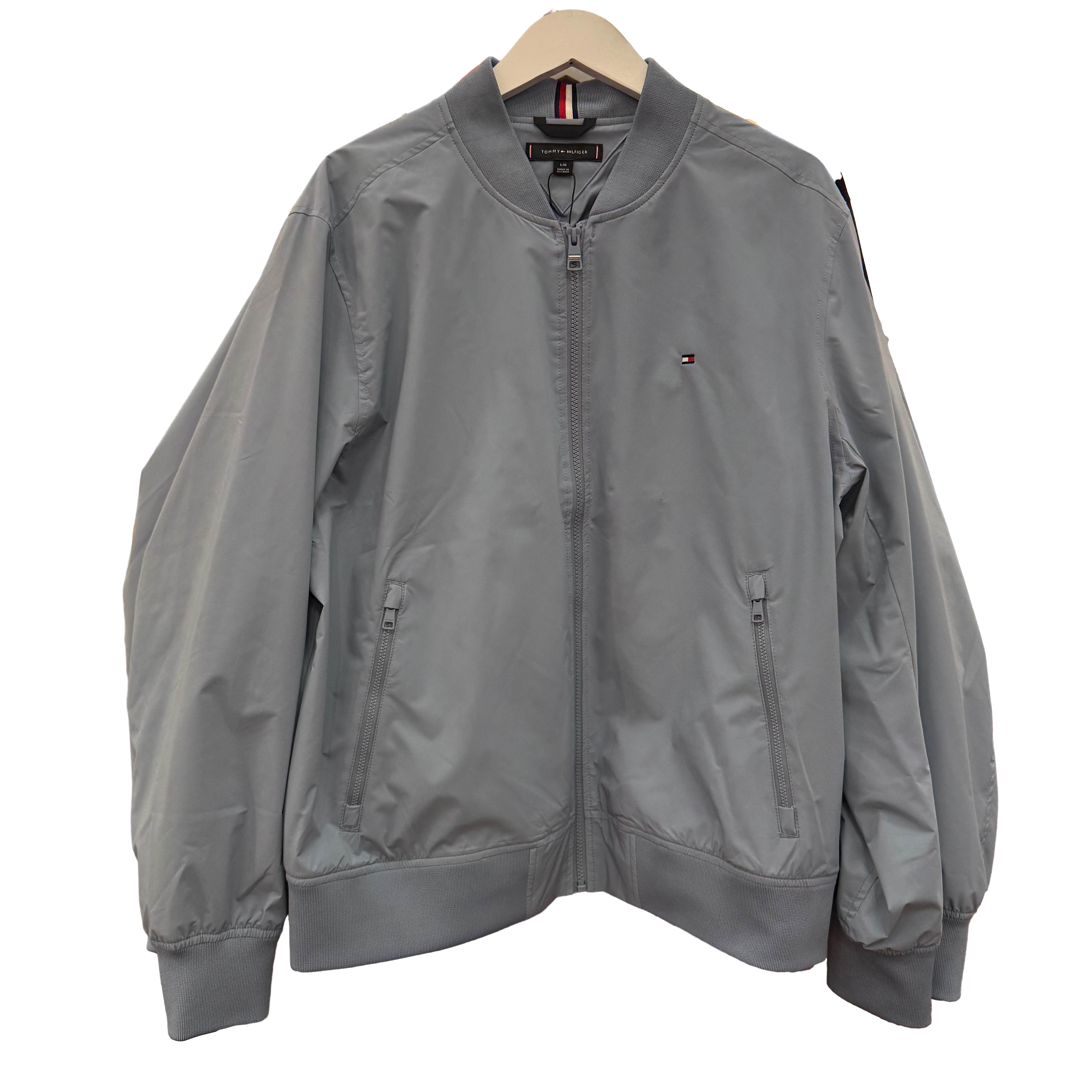 【Tommy Hilfiger USA】(男) 棒球薄外套 XM07286  藍