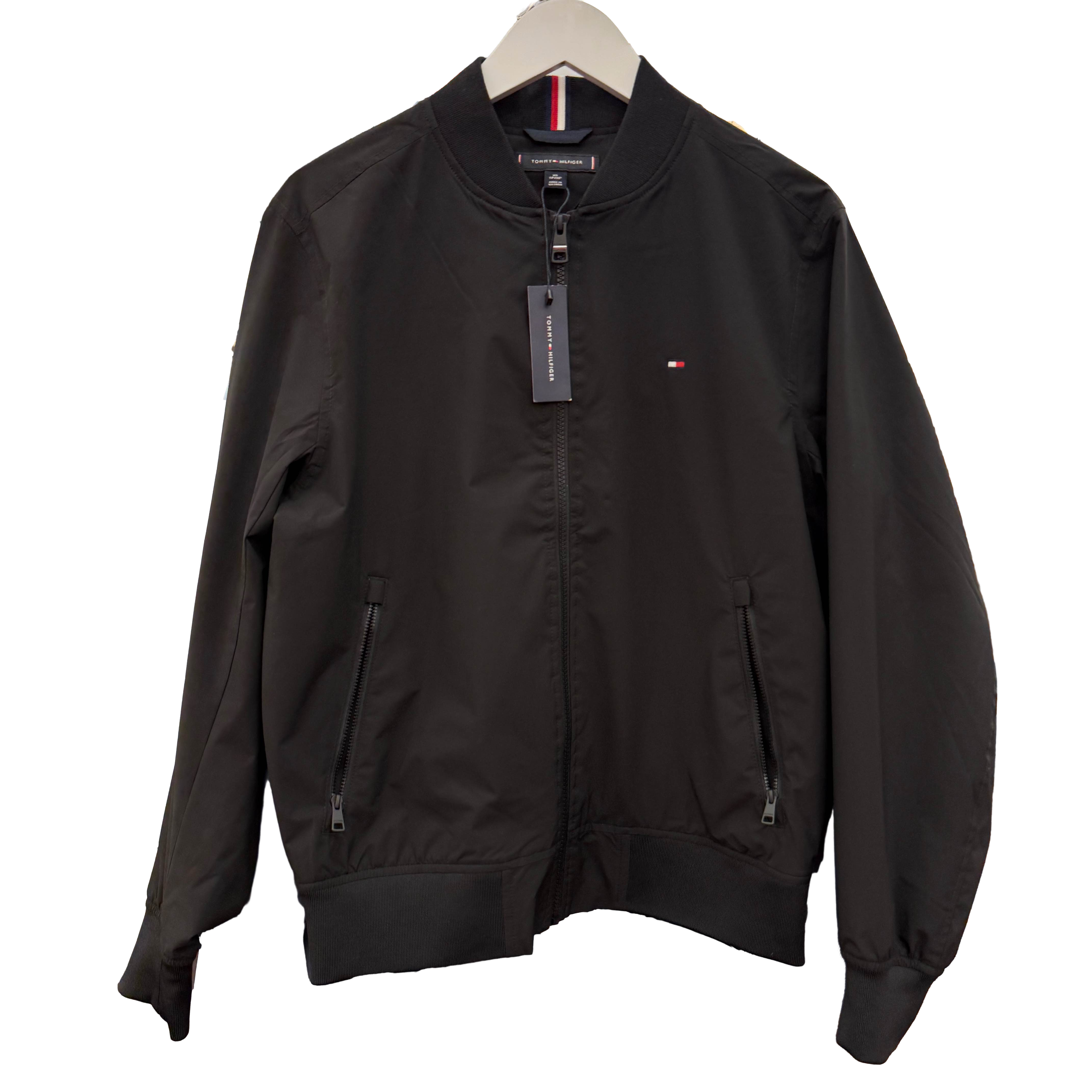 【Tommy Hilfiger USA】(男) 棒球薄外套 XM07286 001  黑