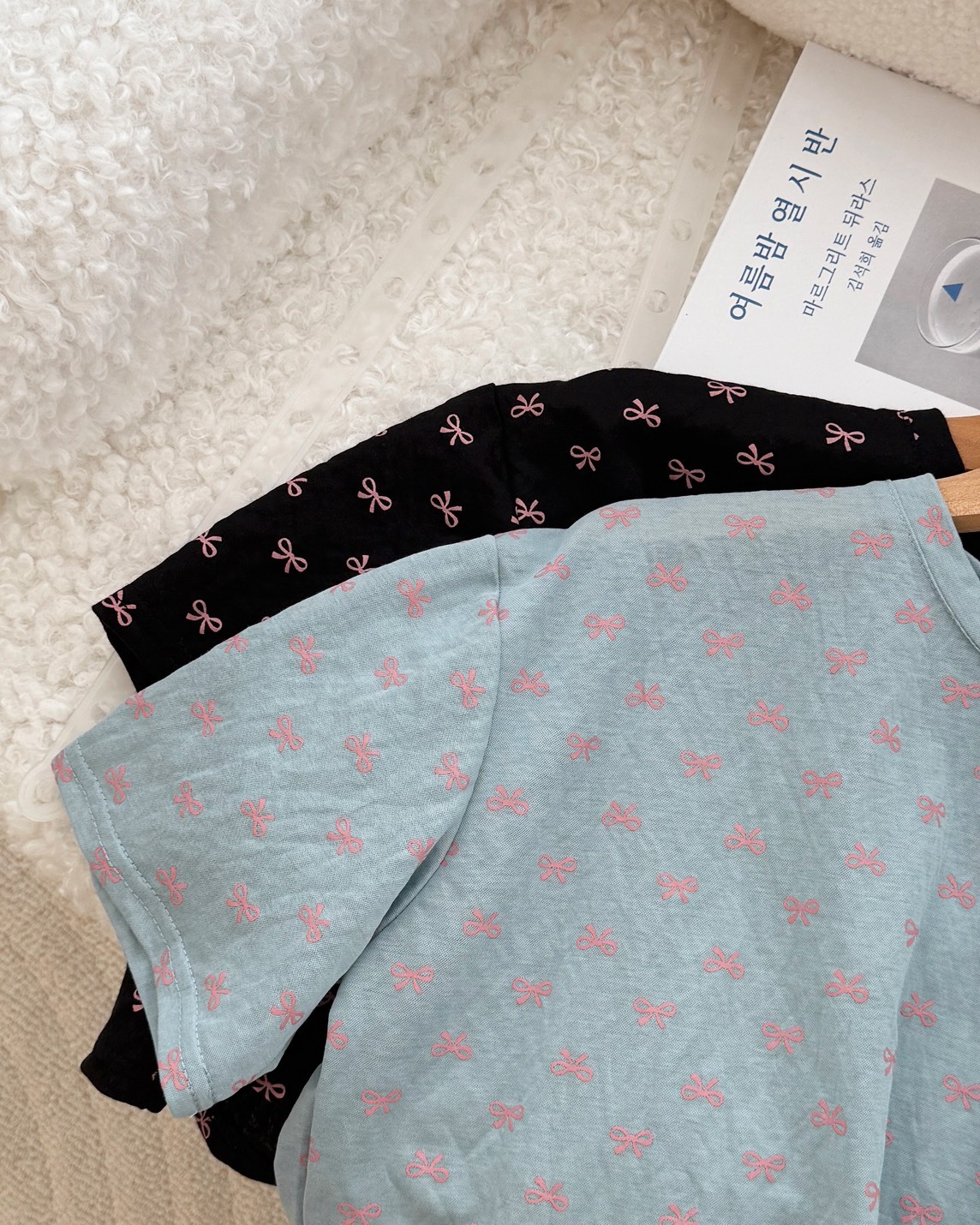 法朵Fado shop｜蝴蝶結印花短版T 0215065 四色