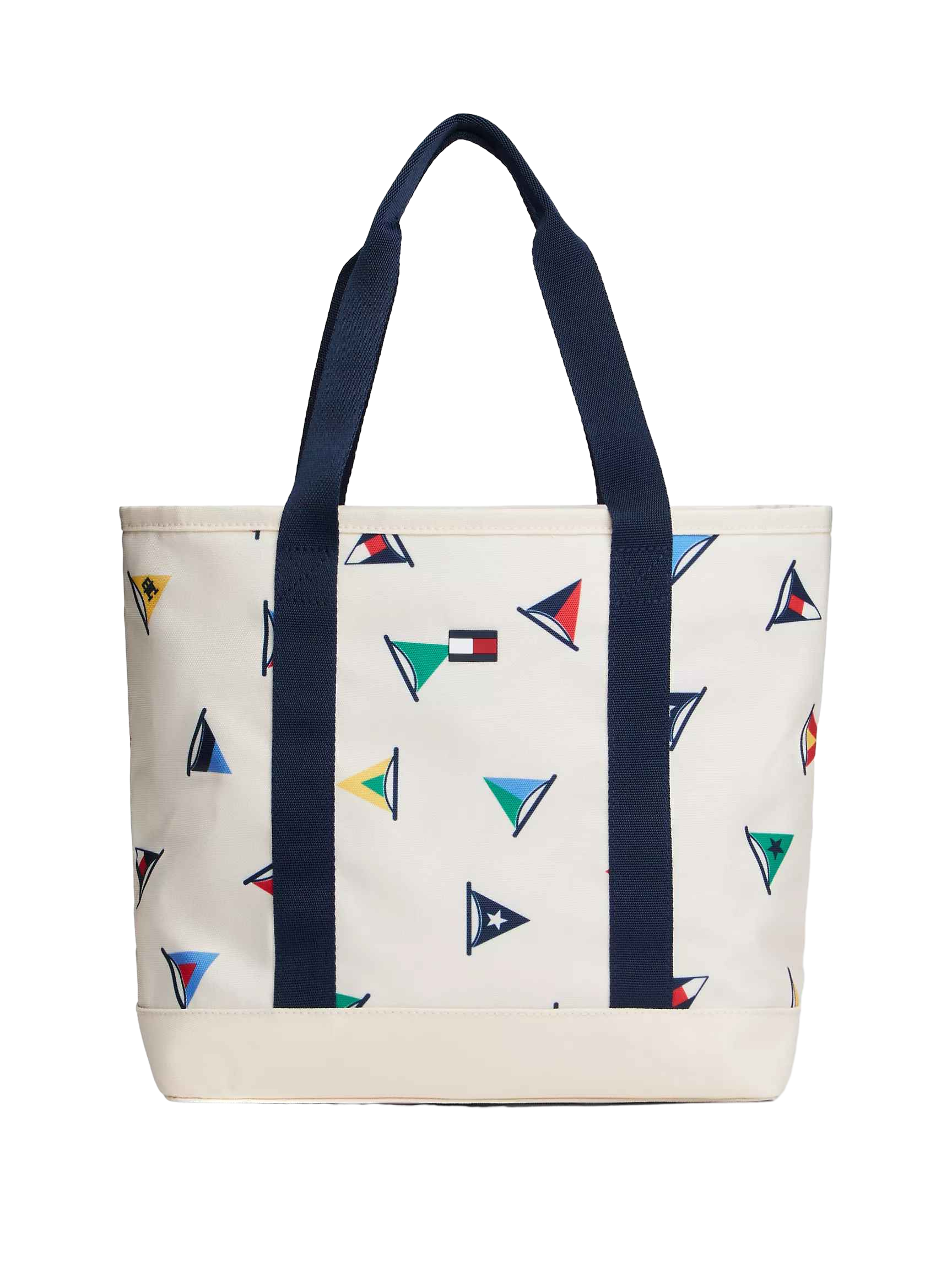 【Tommy Hilfiger USA】Kids' Allover Sailing Flag Tote Bag XB02028 971 OK4  米
