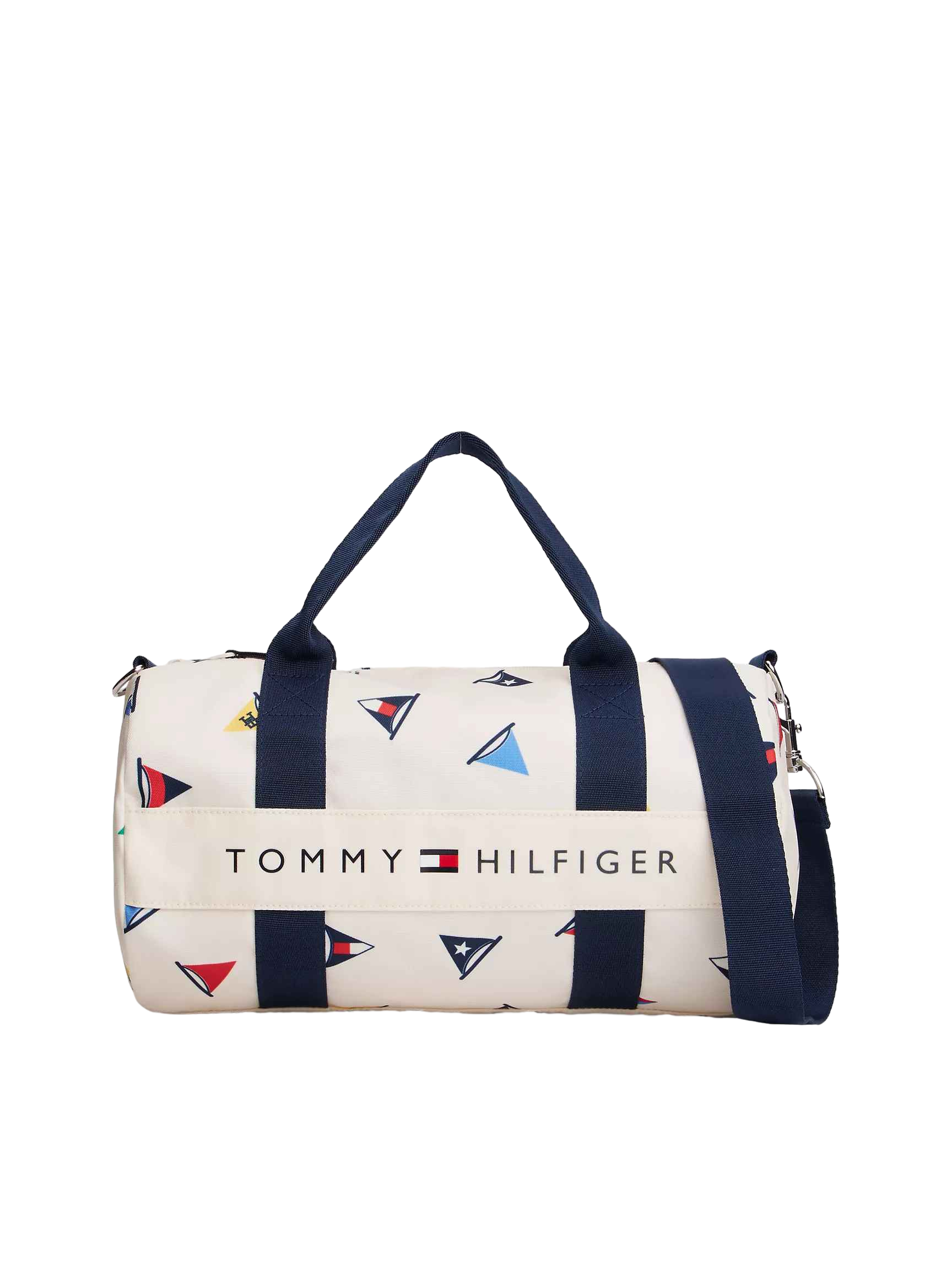 【Tommy Hilfiger USA】Kids' Allover Sailing Flag Duffle Bag XB02027 970 0K4  米