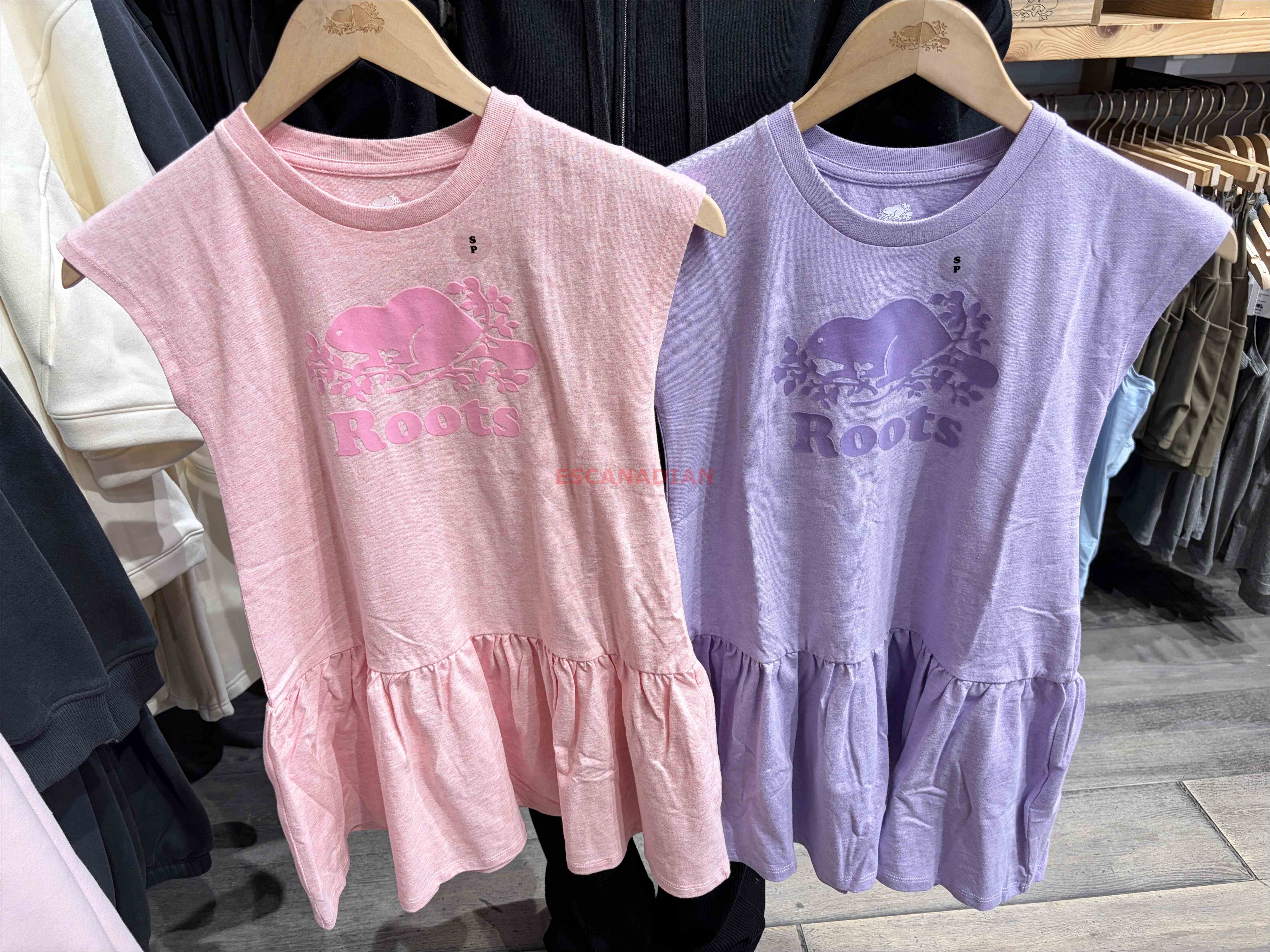 ROOTS 女大童 經典款 海狸 洋裝 (2色)