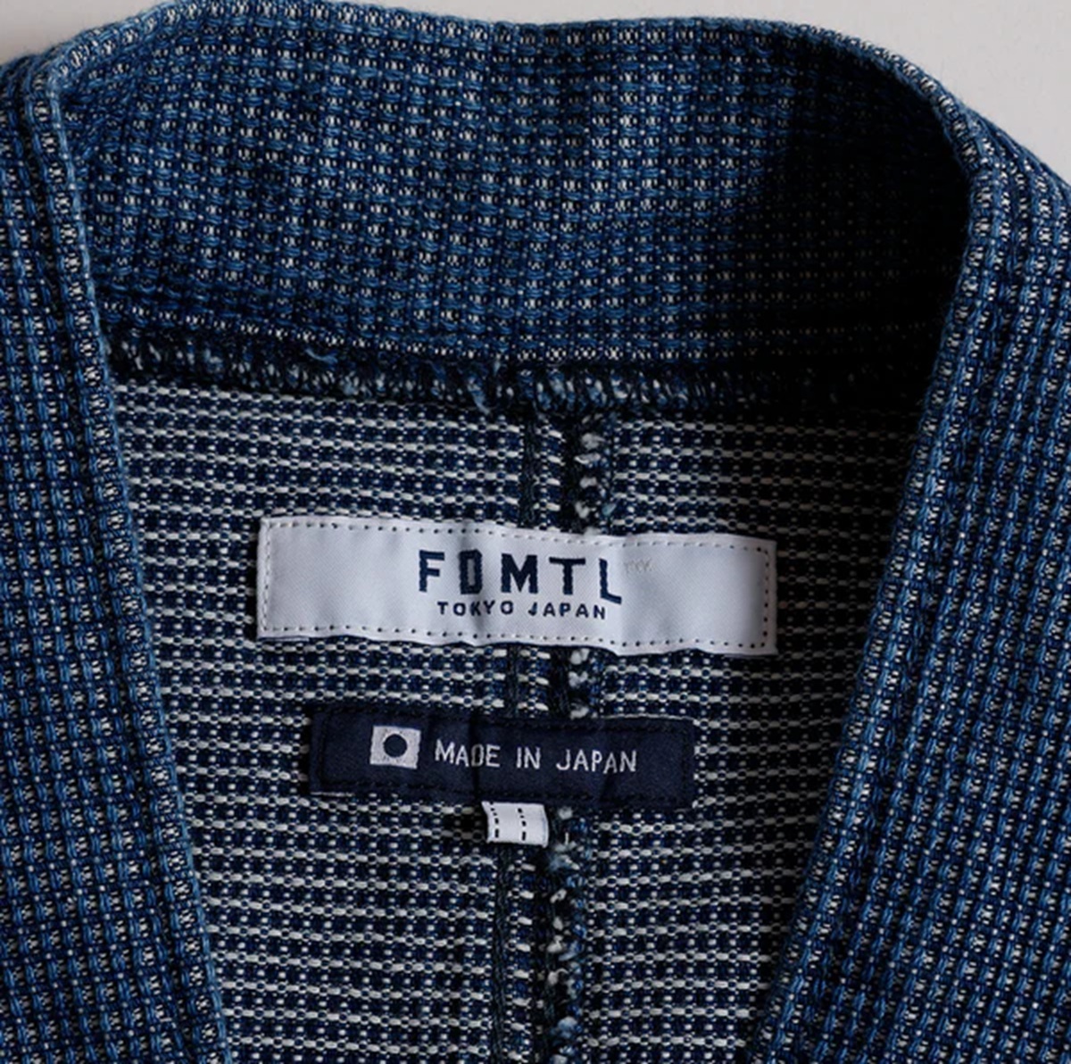 FDMTL JAPAN 2026 INDIGO CARDIGAN 3 YEARS WASH - PRE ORDER ITEM (預訂中)