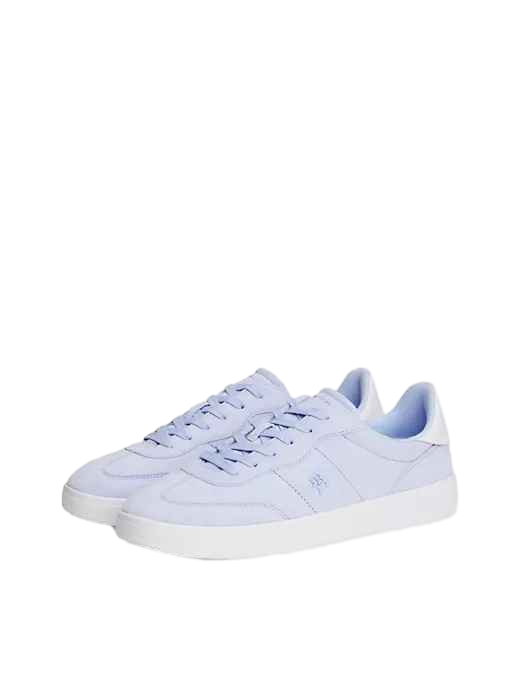 【Tommy Hilfiger USA】Leather & Suede Skater Sneaker XW08526 400 C5R  藍