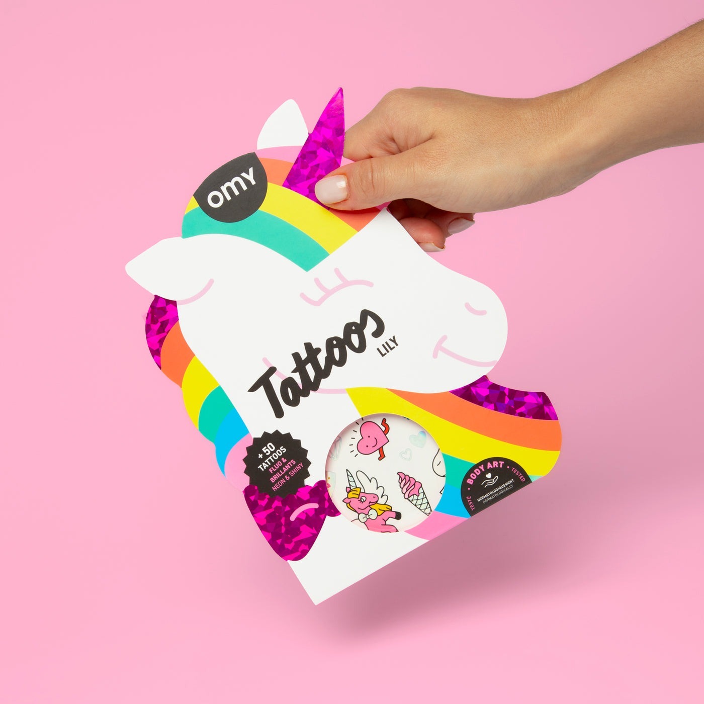 〖 OMY 〗獨角獸紋身貼紙