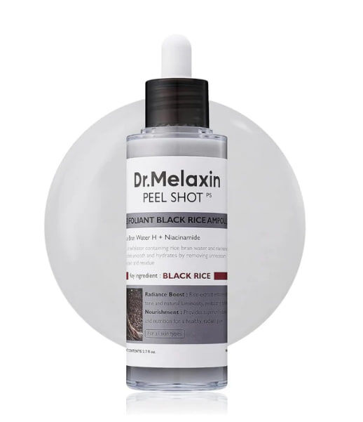 Dr.Melaxin Peel Shot Exfoliant Black Rice Ampoule 80ml