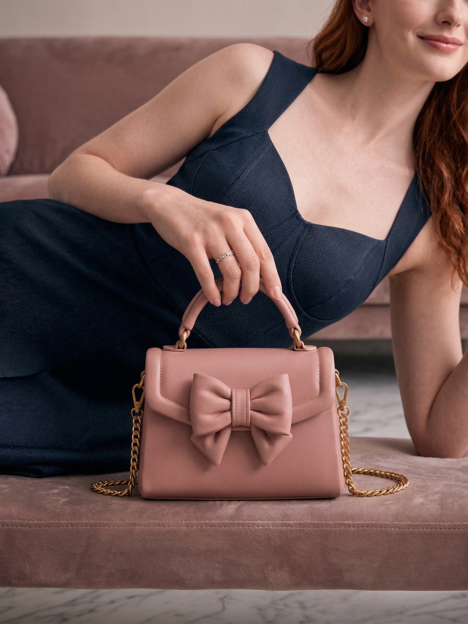 Puffy Bow Handbag