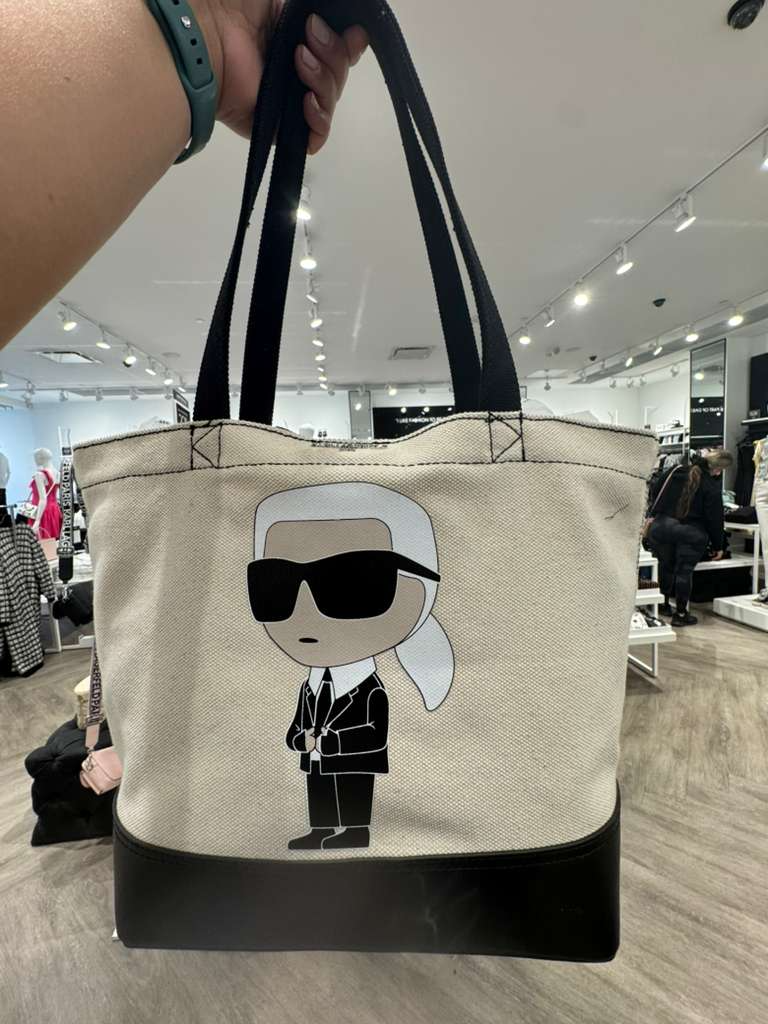 【預購】Karl Lagerfeld H040404 老佛爺帆布托特包