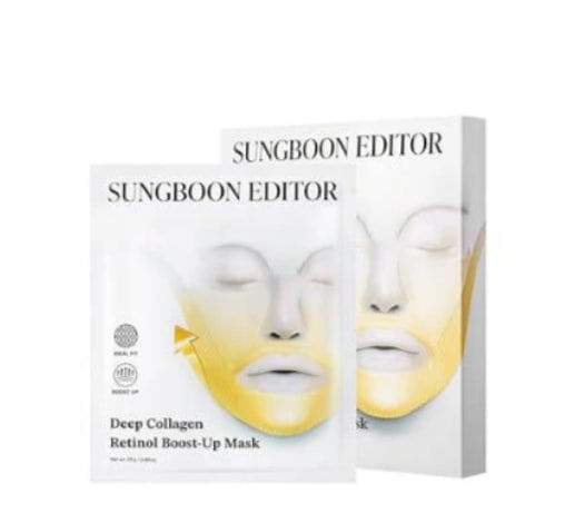 Sungboon Editor 4ea Deep Collagen Retinol Boost Up Mask Set