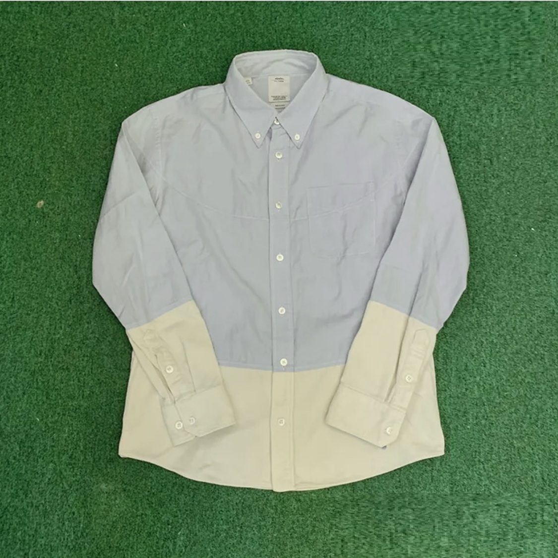 VISVIM BIG HORN SHIRT L/S GIZA (( USED A )) 中古美品 - BLUE SIZE S IN STOCK NOW (現貨發售中)