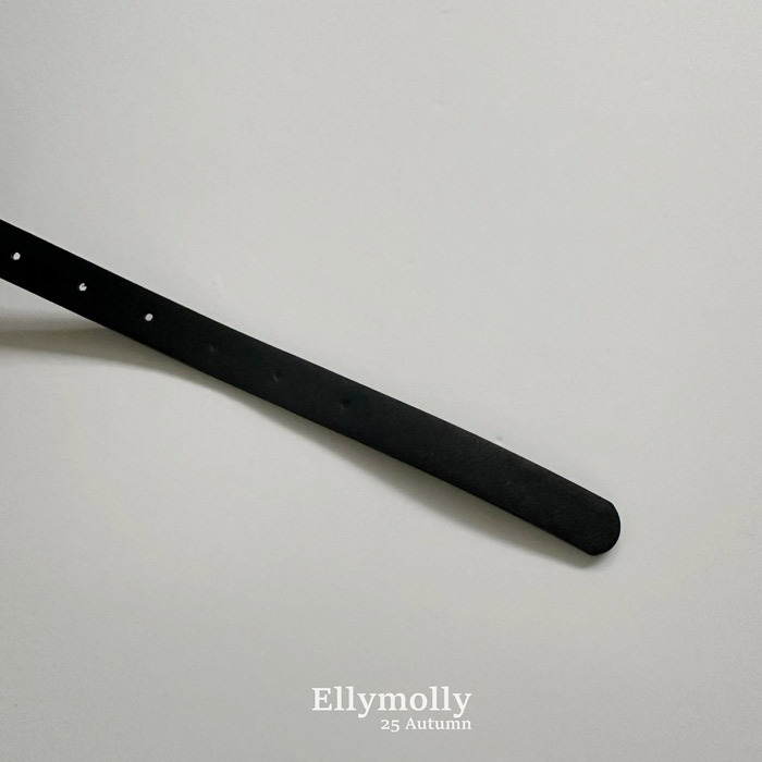 正韓夏ellymolly 基礎搭配黑色皮帶