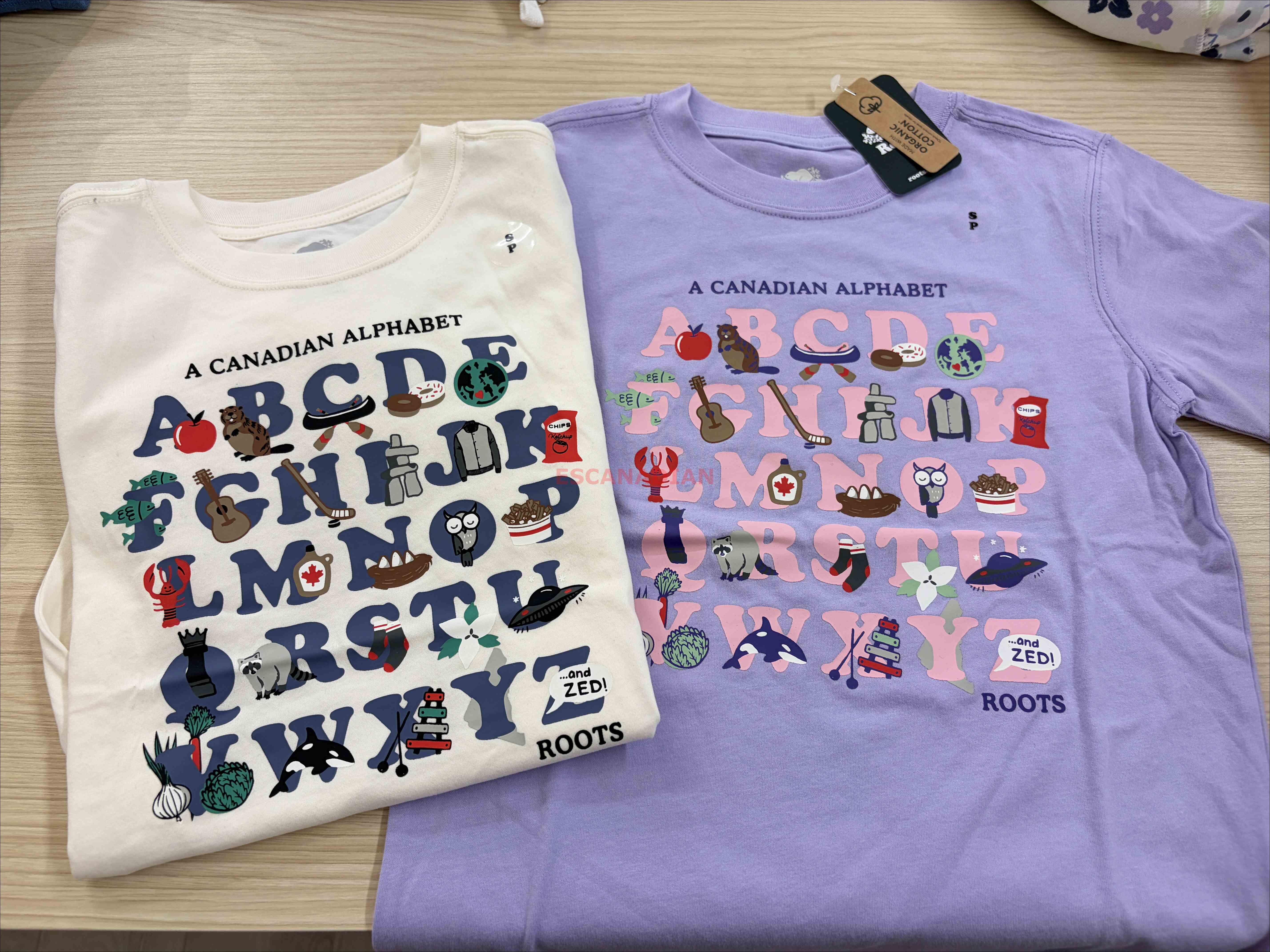 ROOTS 大童 加拿大款 ABC 短TEE (2色)