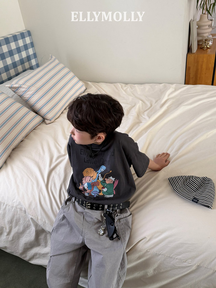 正韓夏ellymolly 雙層個性黑皮帶