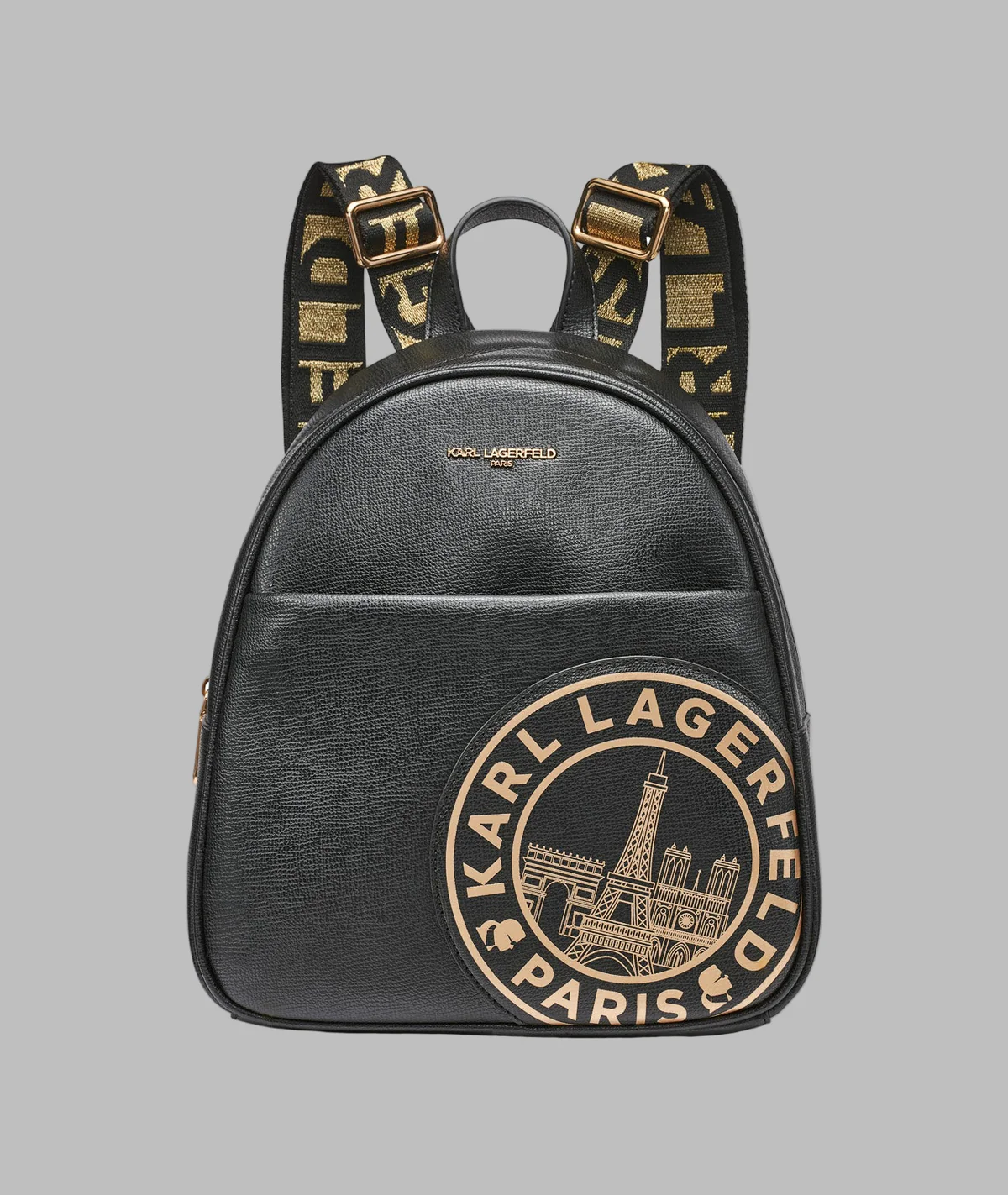 【預購】Karl Lagerfeld H040418 巴黎鐵塔皮革背包