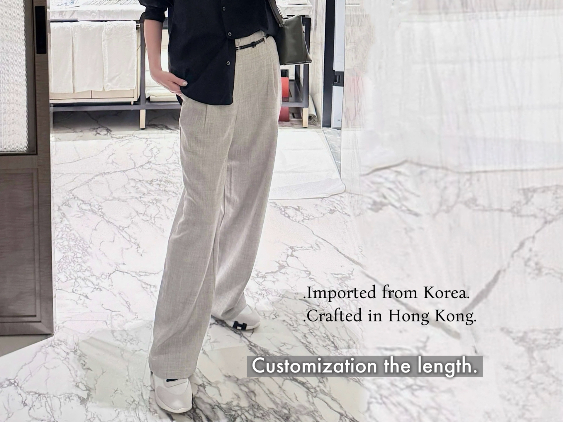 Belted Pleated Linen Straight-Leg Pants_PT264L01