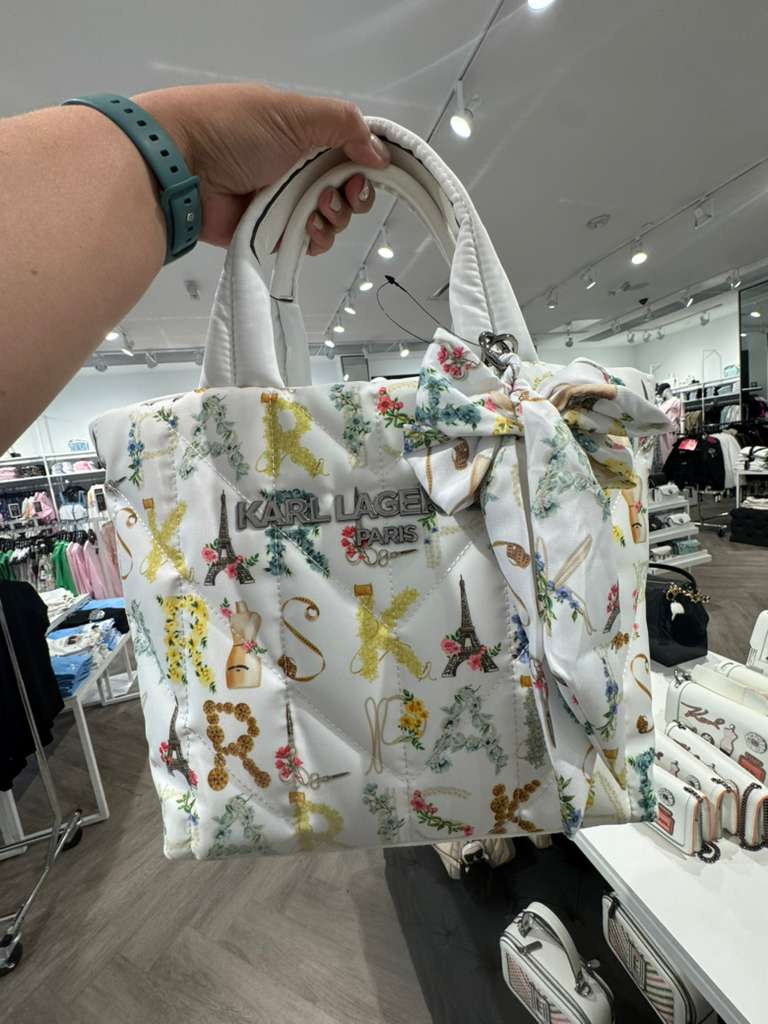 【預購】Karl Lagerfeld H040422 印花手提包