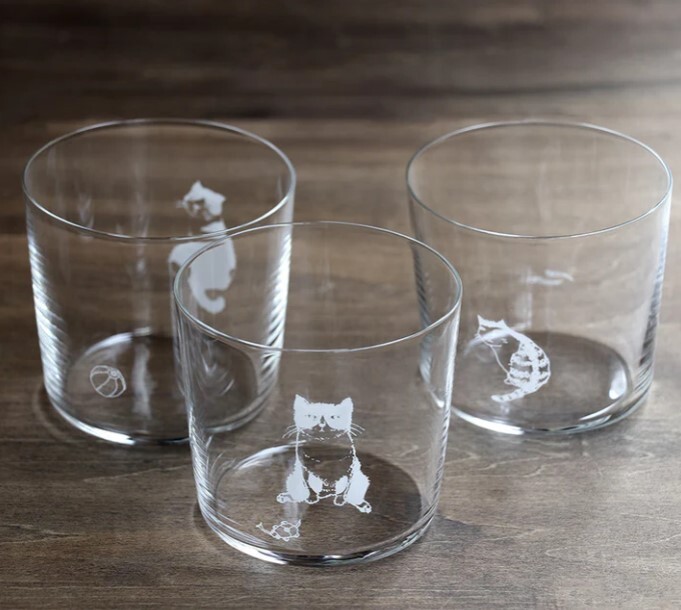 木村硝子店 貓咪水杯