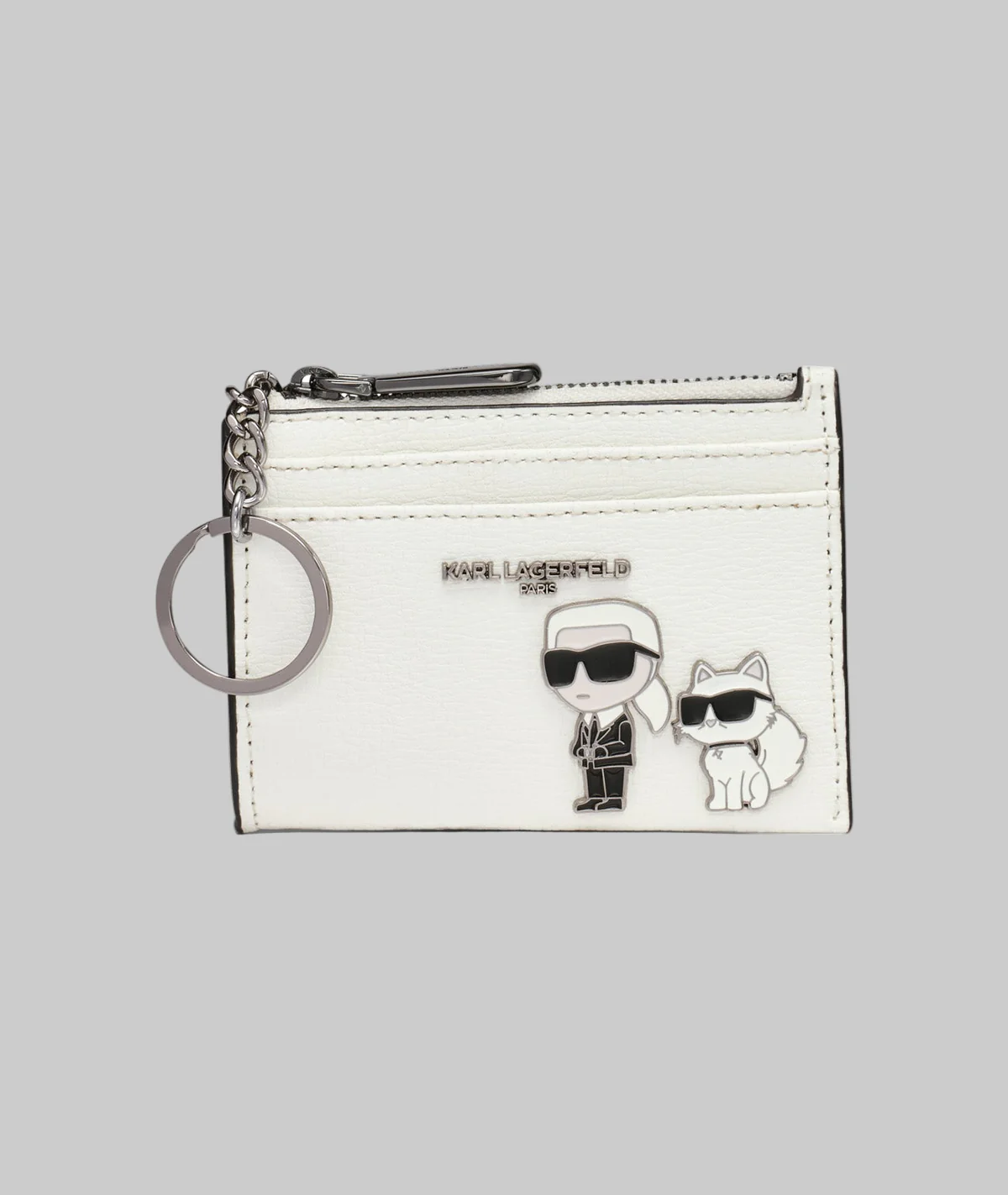 【預購】Karl Lagerfeld H040429 拉鍊卡夾鑰匙包