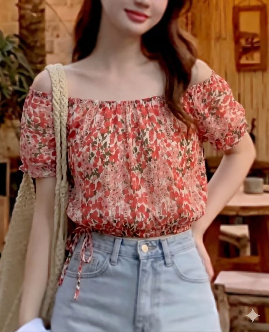 韓國碎花圖top ～156K