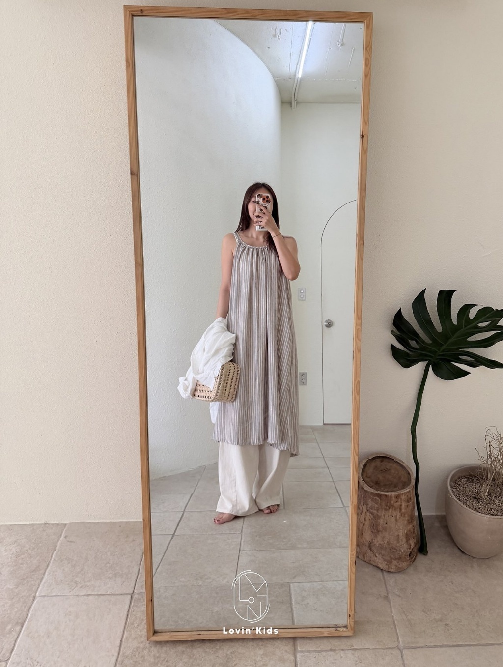 正韓夏LoVin 親子裝_兩色森林度假洋裝