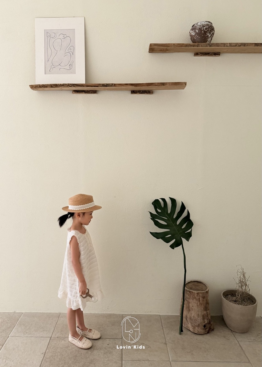 正韓夏LoVin 純棉蕾絲洋裝