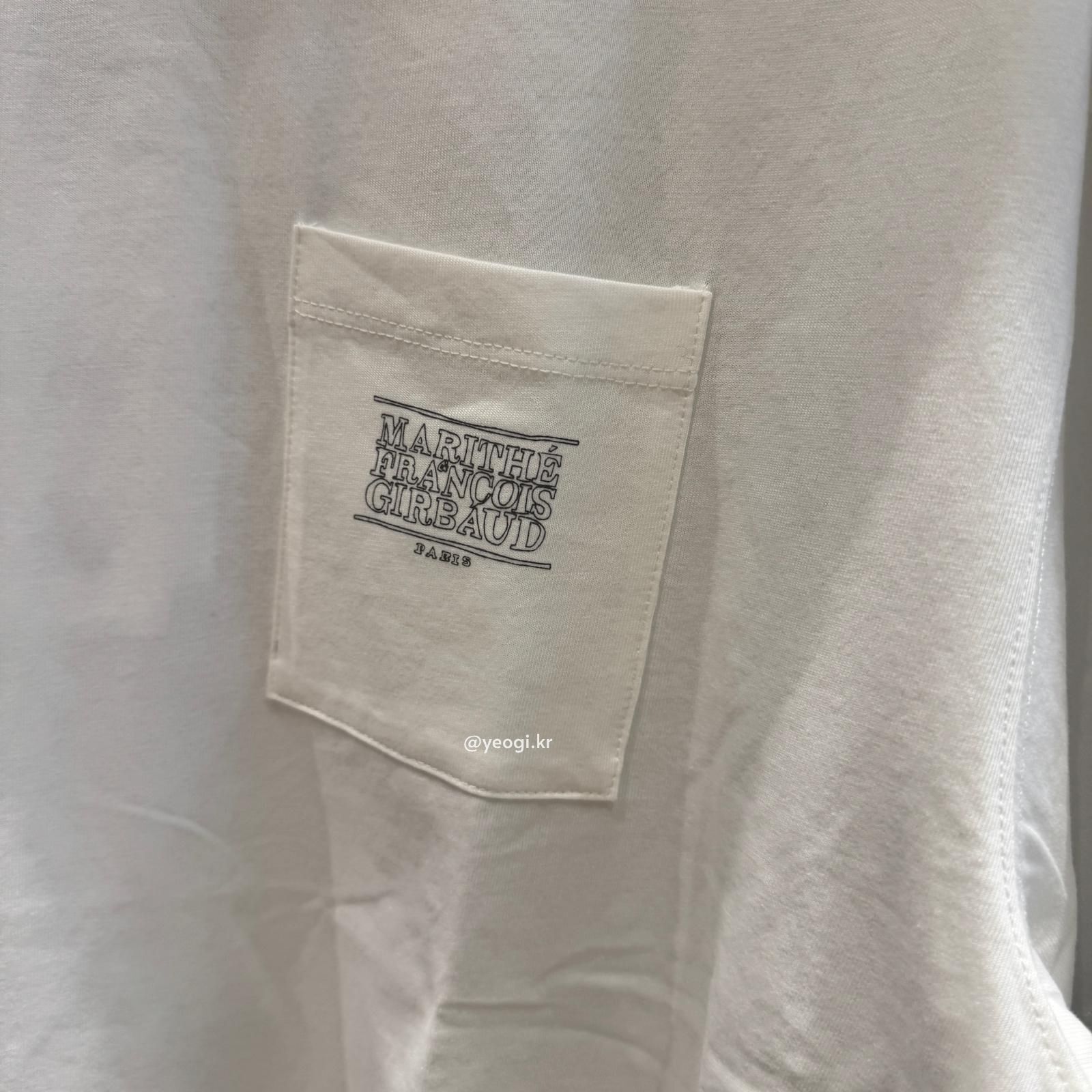 [🌟熱賣新款] MARITHE FRANCOIS GIRBAUD (MFG)｜DOODLE CLASSIC LOGO POCKET TEE [3 colors]