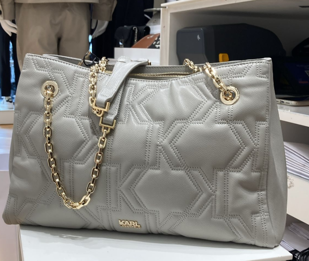 英國代購 (獨立訂單)-Karl Lagerfeld K/KURL CAVIAR TOTE AWW30078