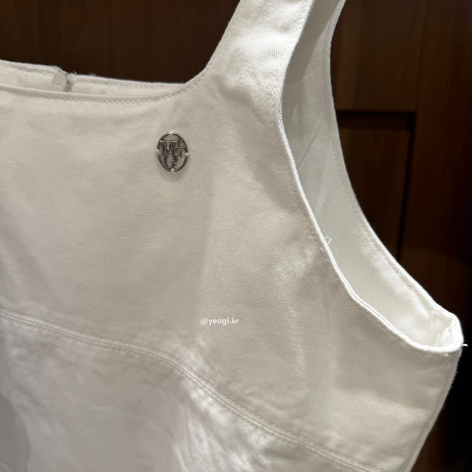 [11/4前入code每件最高可再-$20] MARITHE FRANCOIS GIRBAUD (MFG)｜W DENIM SLEEVELESS DRESS [3 colors]