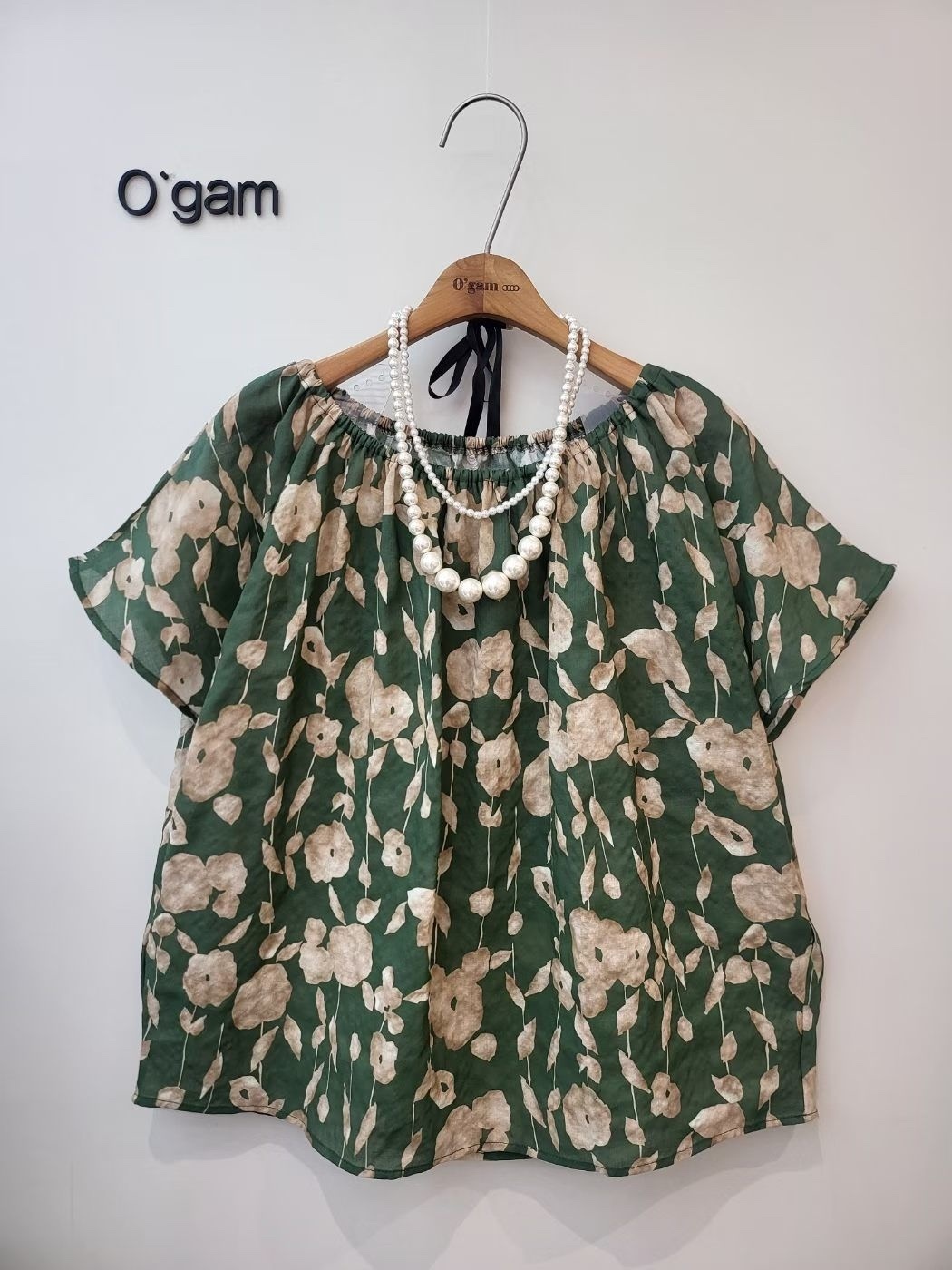 韓國高質花圖案top ～156S