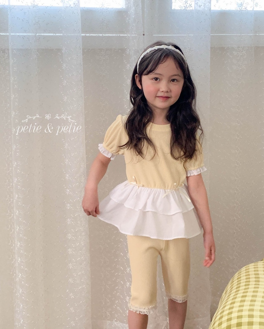 正韓夏Petitpetit 三色花邊內搭褲