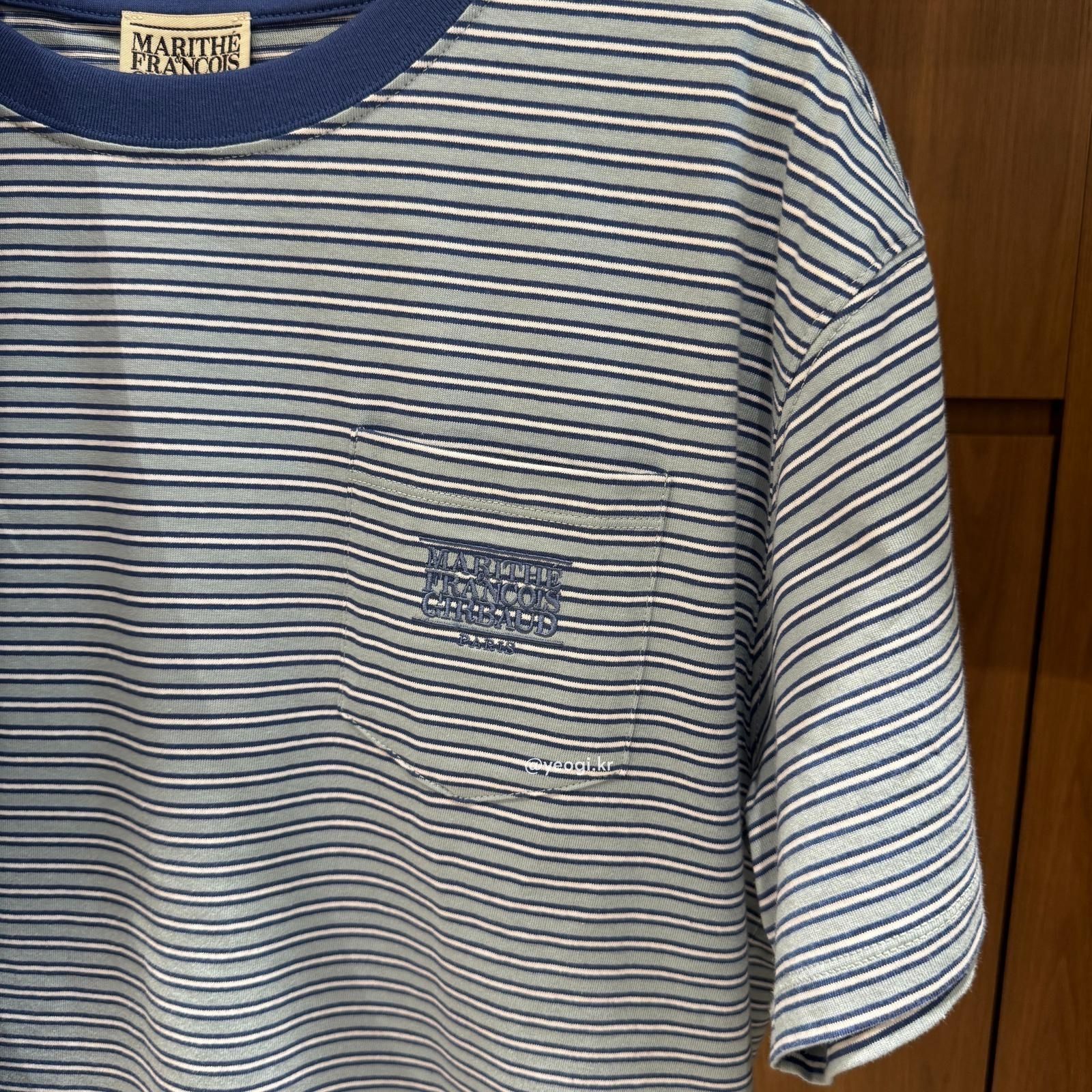 [11/4前入code每件最高可再-$20] MARITHE FRANCOIS GIRBAUD (MFG)｜SMALL CLASSIC LOGO STRIPE RINGER TEE [3 colors]