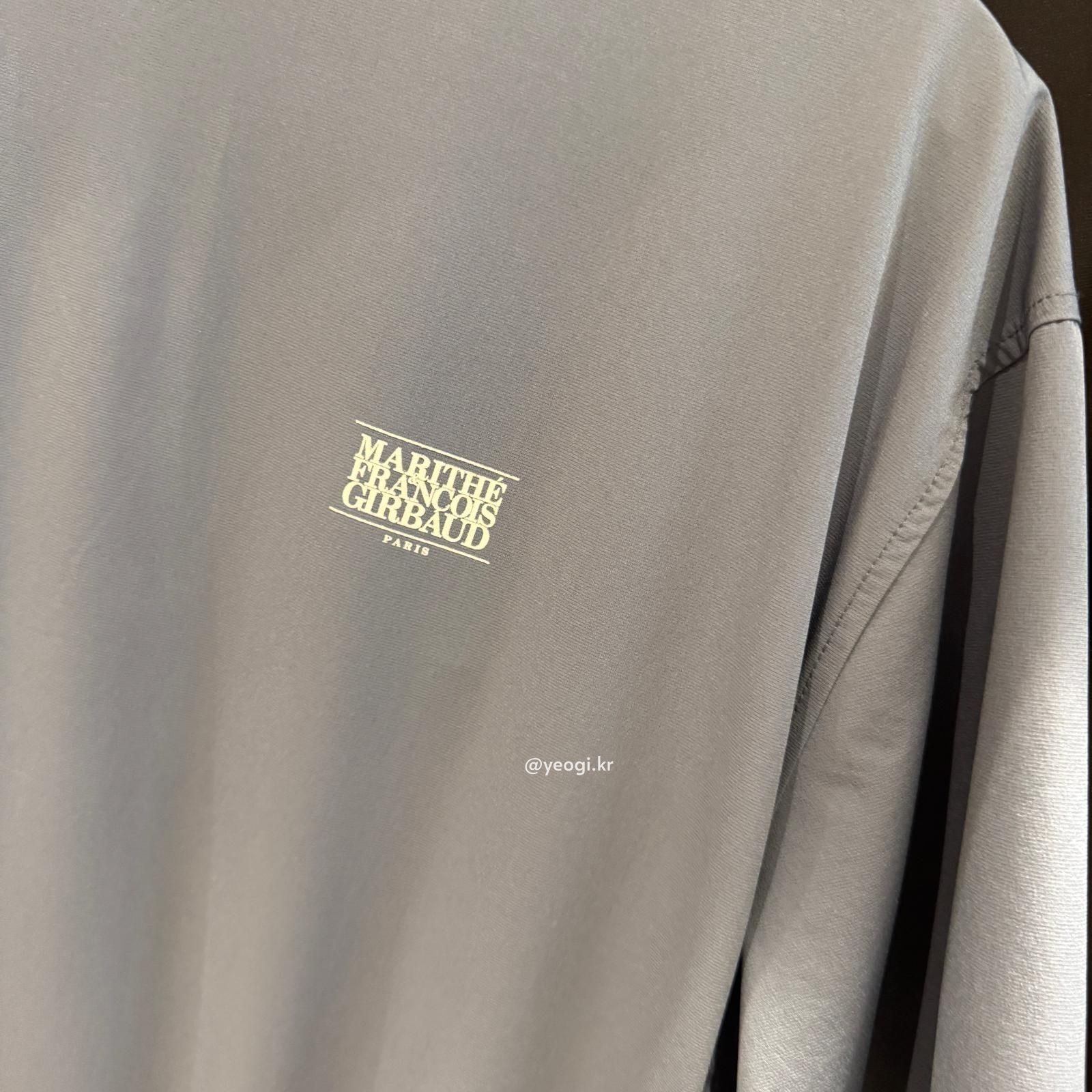 [11/4前入code每件最高可再-$20] MARITHE FRANCOIS GIRBAUD (MFG)｜\運動風褸面料/ MARITHE SPORT CLASSIC LOGO WOVEN TEE [2 colors]