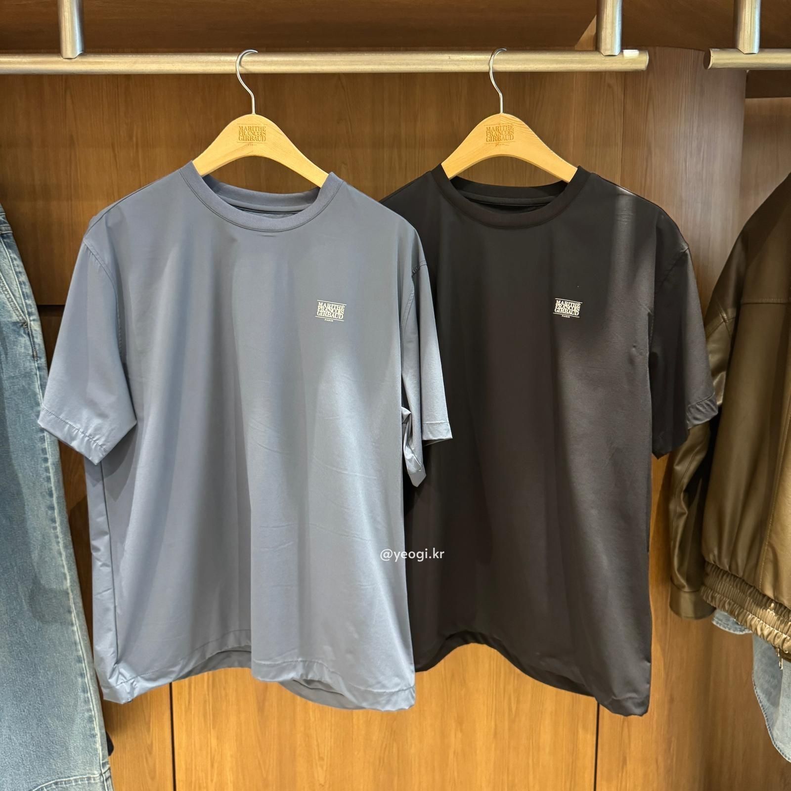 [11/4前入code每件最高可再-$20] MARITHE FRANCOIS GIRBAUD (MFG)｜\運動風褸面料/ MARITHE SPORT CLASSIC LOGO WOVEN TEE [2 colors]